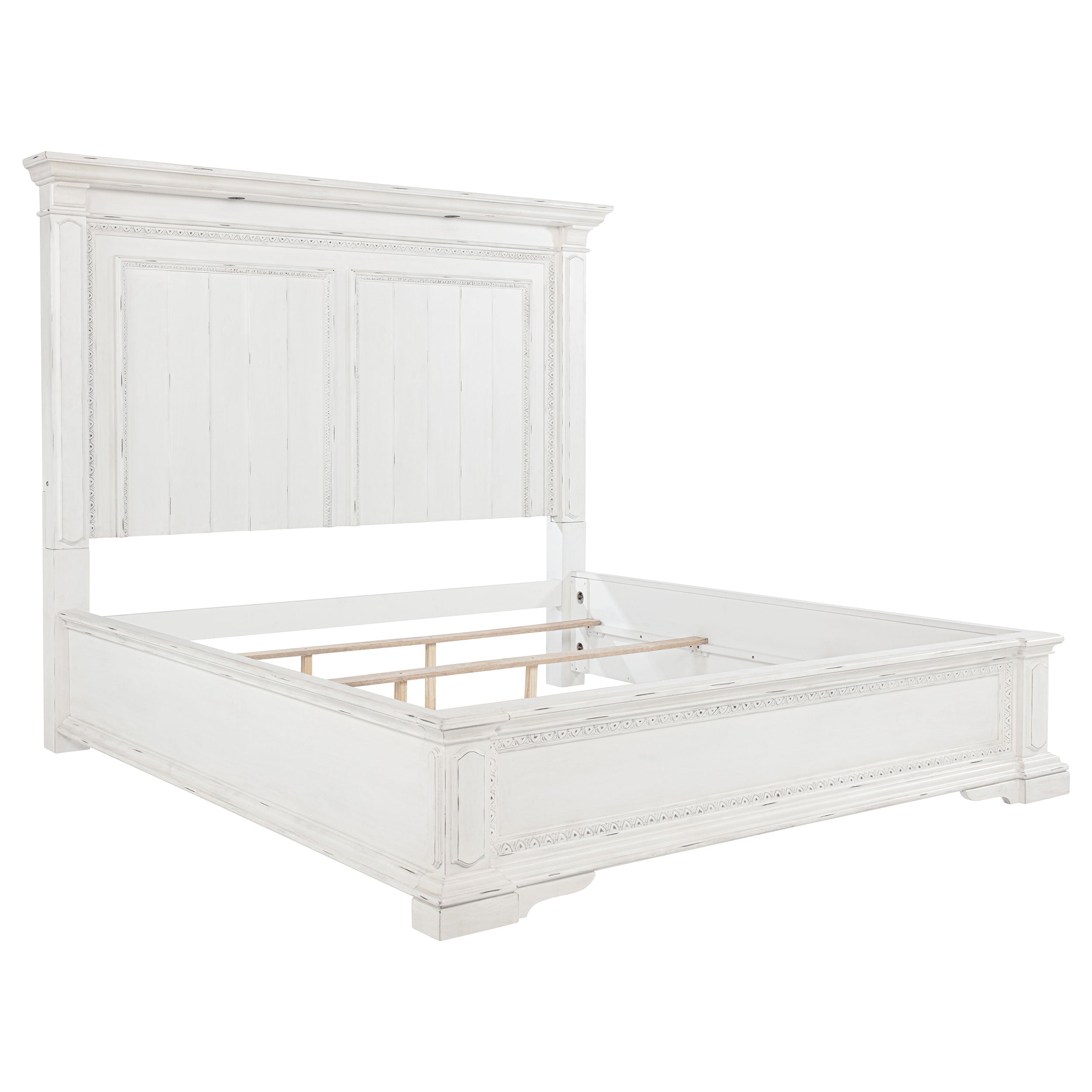 McKinney Panel Bed with LED Lighting - Luxury Home Furniture (MI)