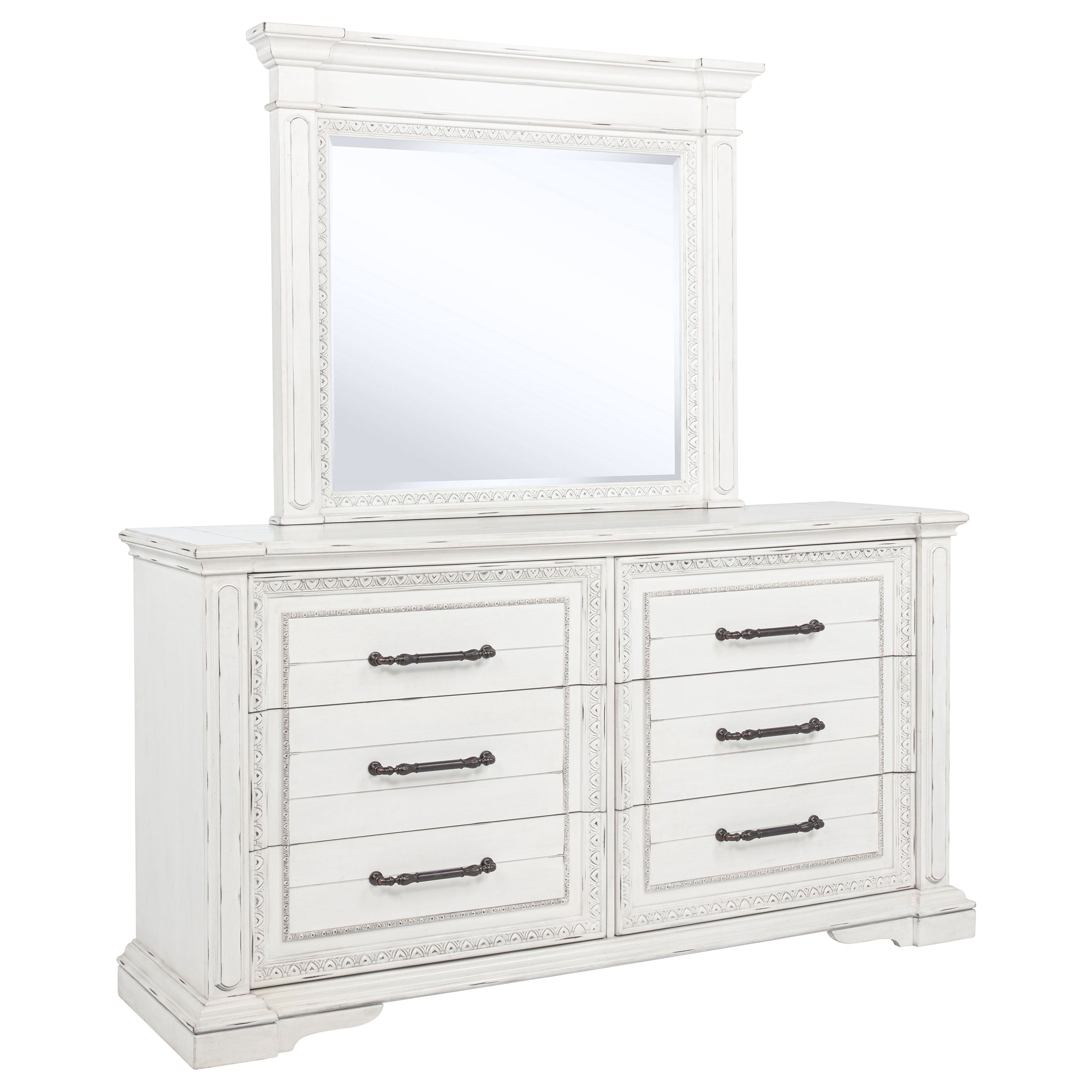 McKinney Dresser with Mirror - Luxury Home Furniture (MI)