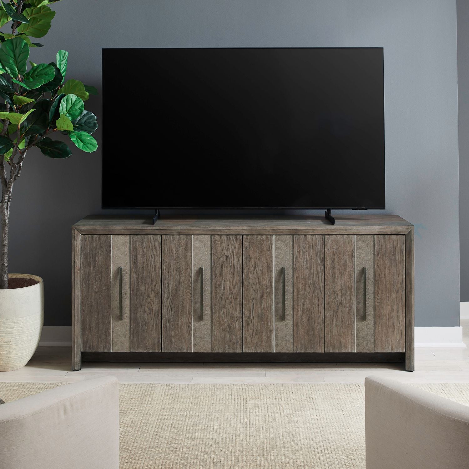 Lafayette 4 Door Accent Cabinet - Luxury Home Furniture (MI)