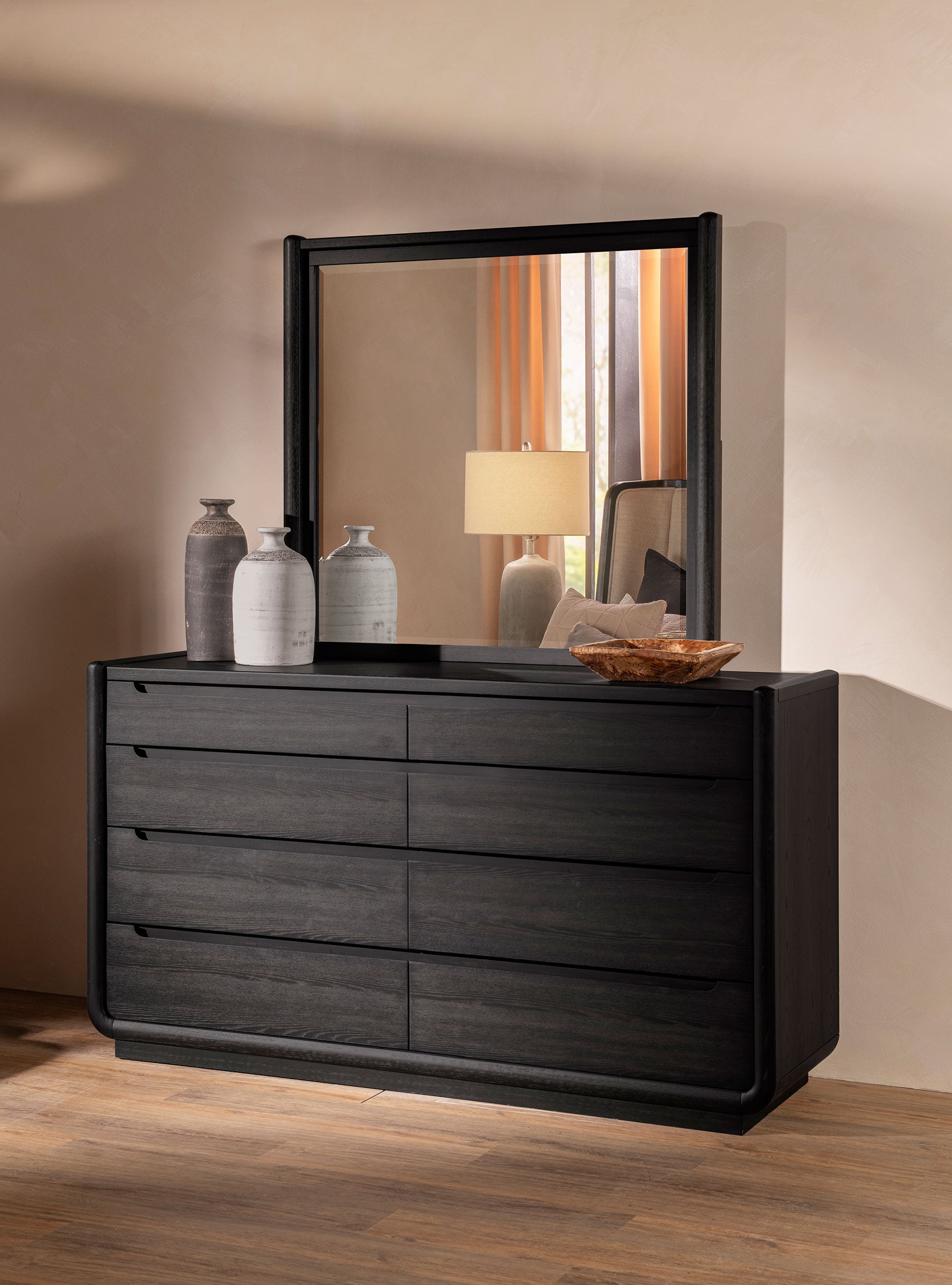Leandro Dresser with Mirror - Luxury Home Furniture (MI)