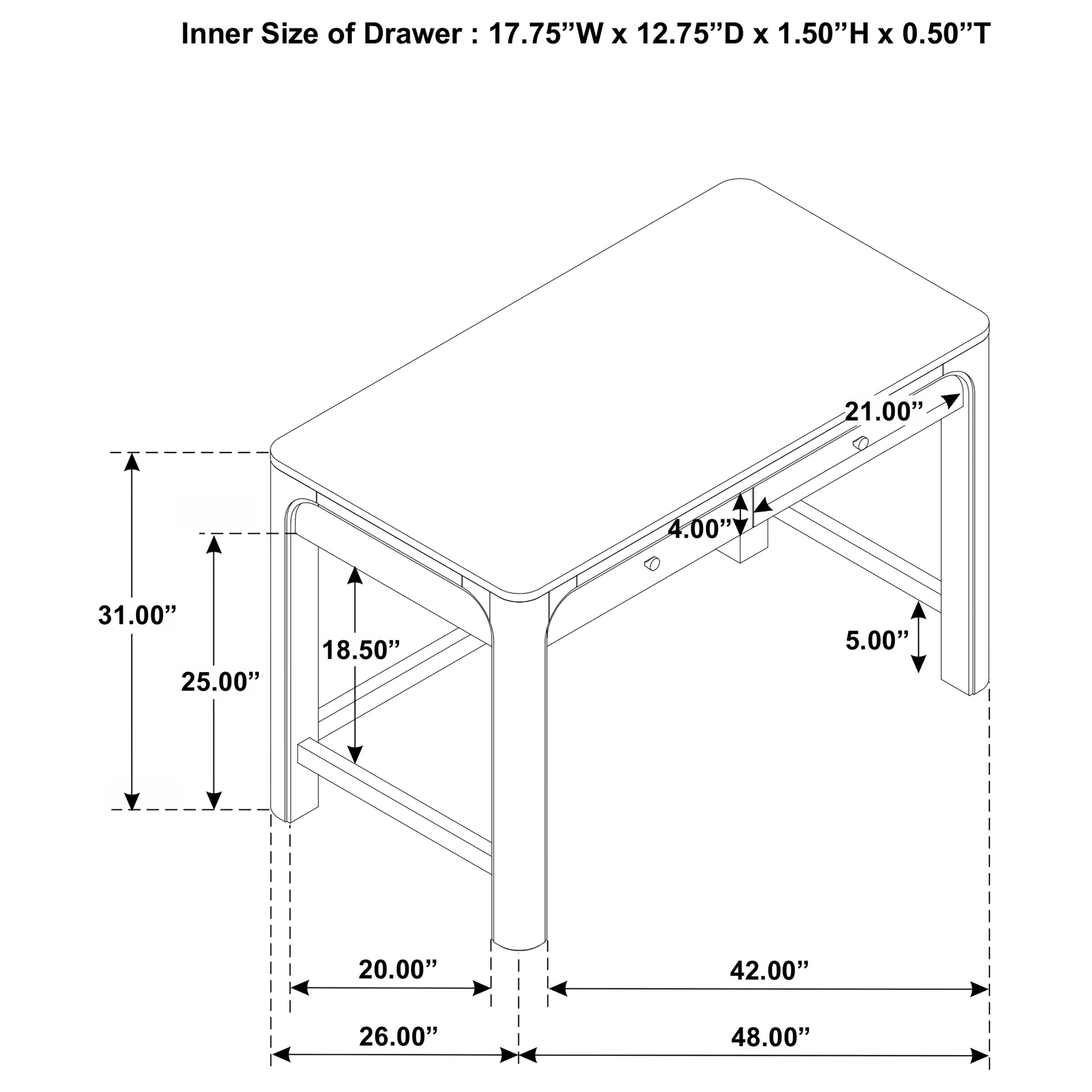 Solano Makeup Vanity Table