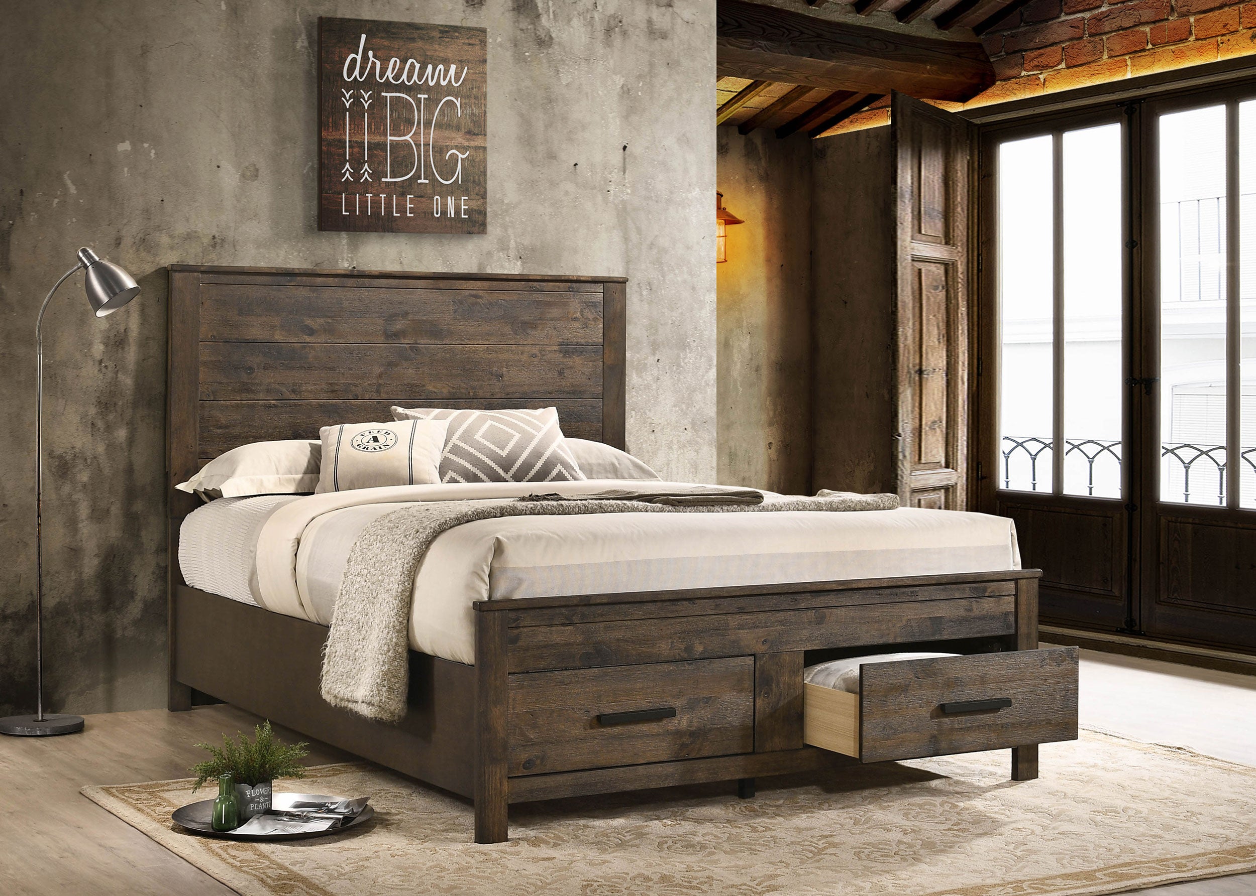 Woodmont Panel Platform Storage Bed - Luxury Home Furniture (MI)