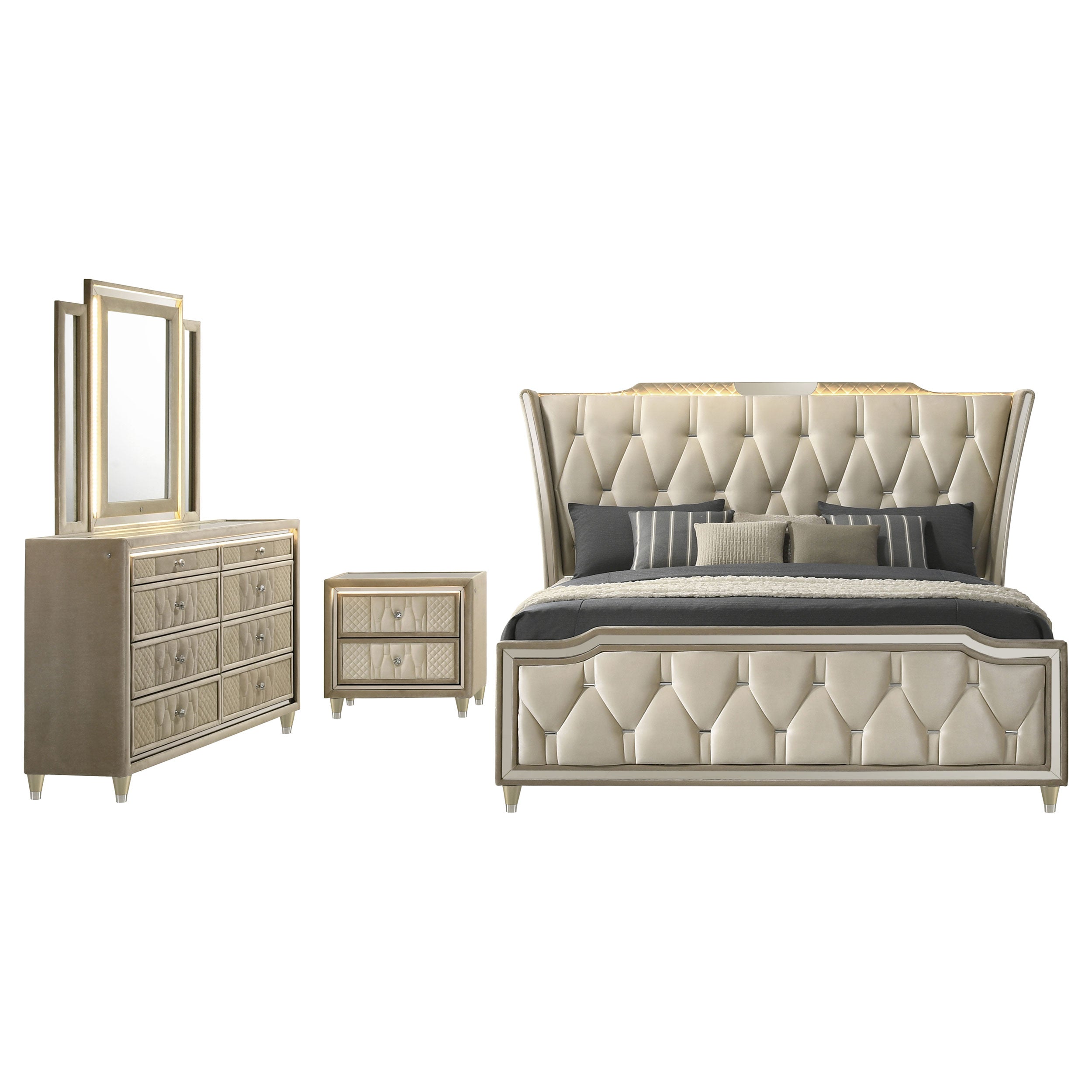 Lorient Bedroom Set - Luxury Home Furniture (MI)