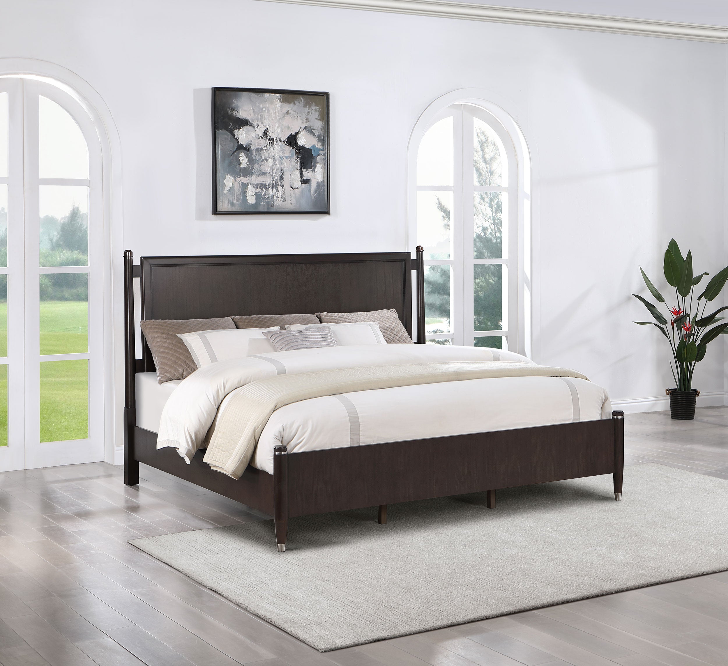 Emberlyn Four-Poster Panel Bed - Luxury Home Furniture (MI)