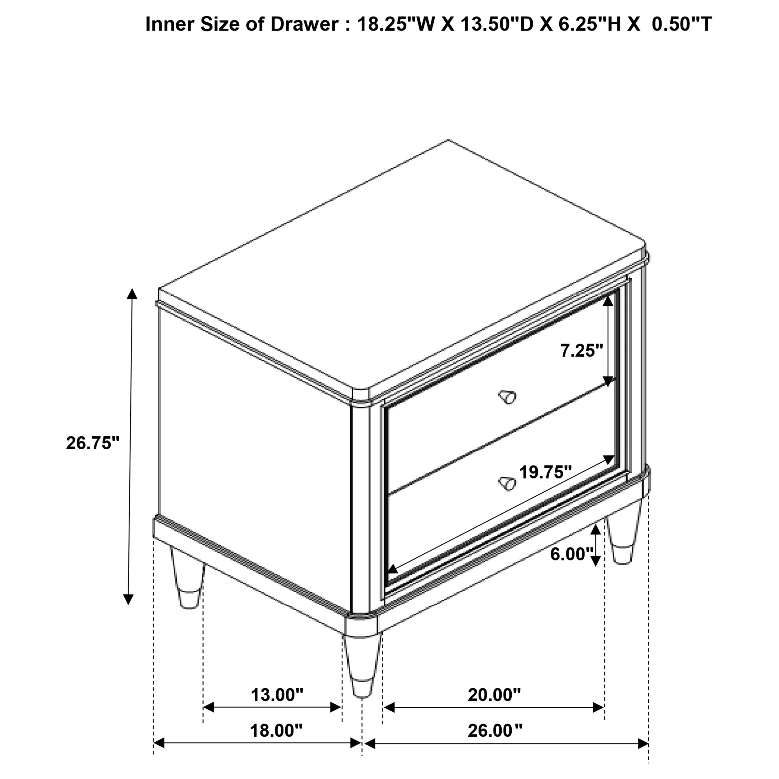 Emberlyn Nightstand - Luxury Home Furniture (MI)