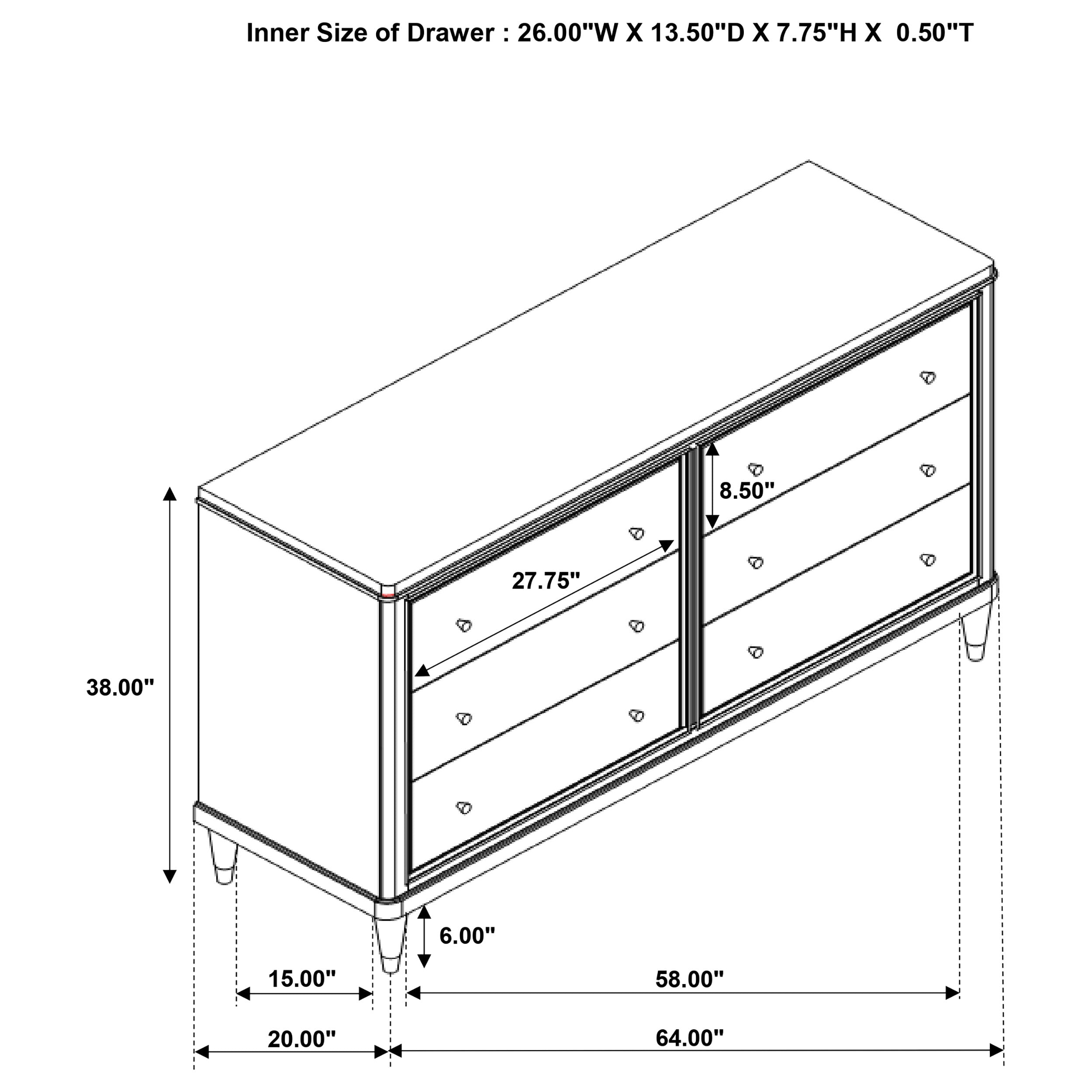 Emberlyn Dresser - Luxury Home Furniture (MI)