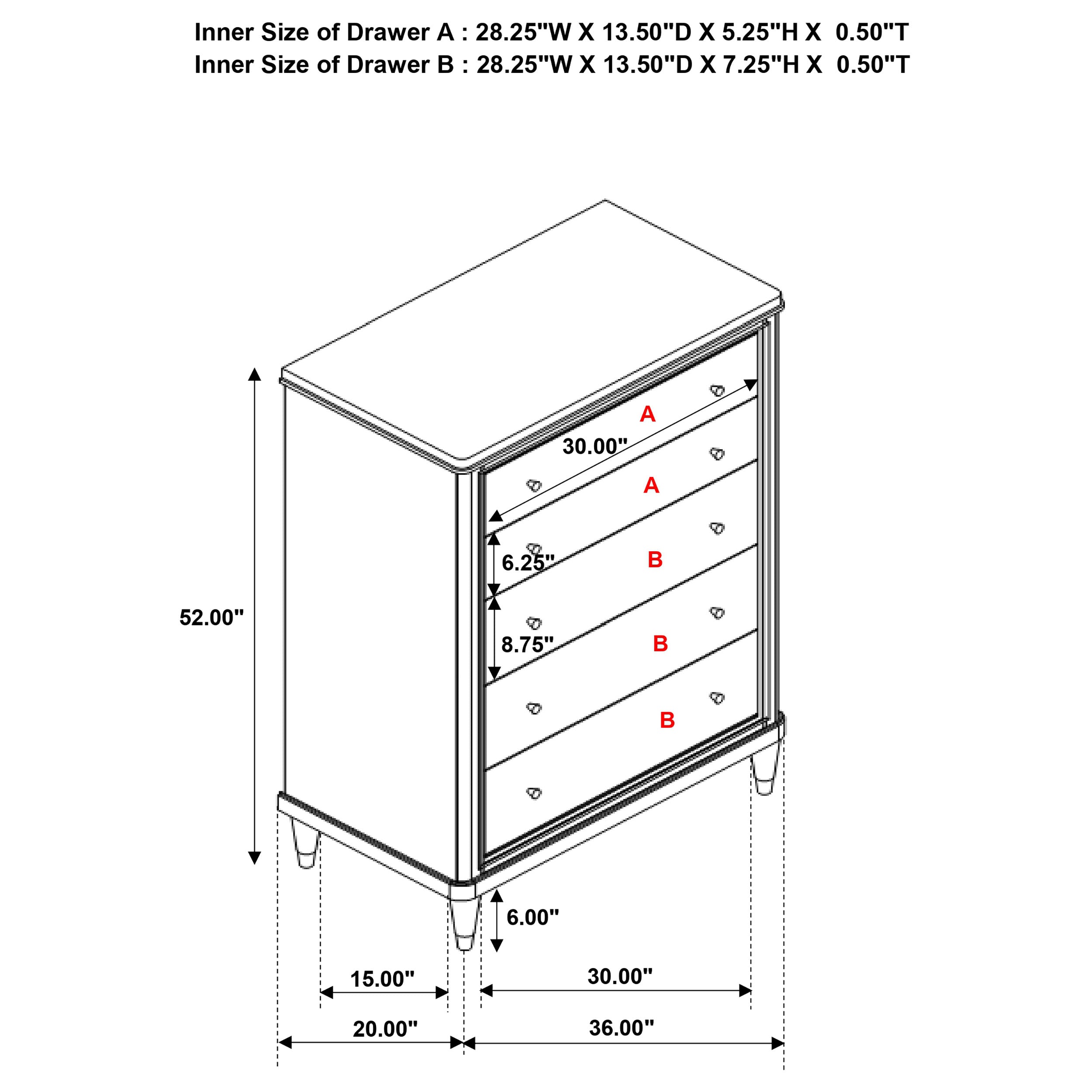 Emberlyn Chest of Drawers - Luxury Home Furniture (MI)