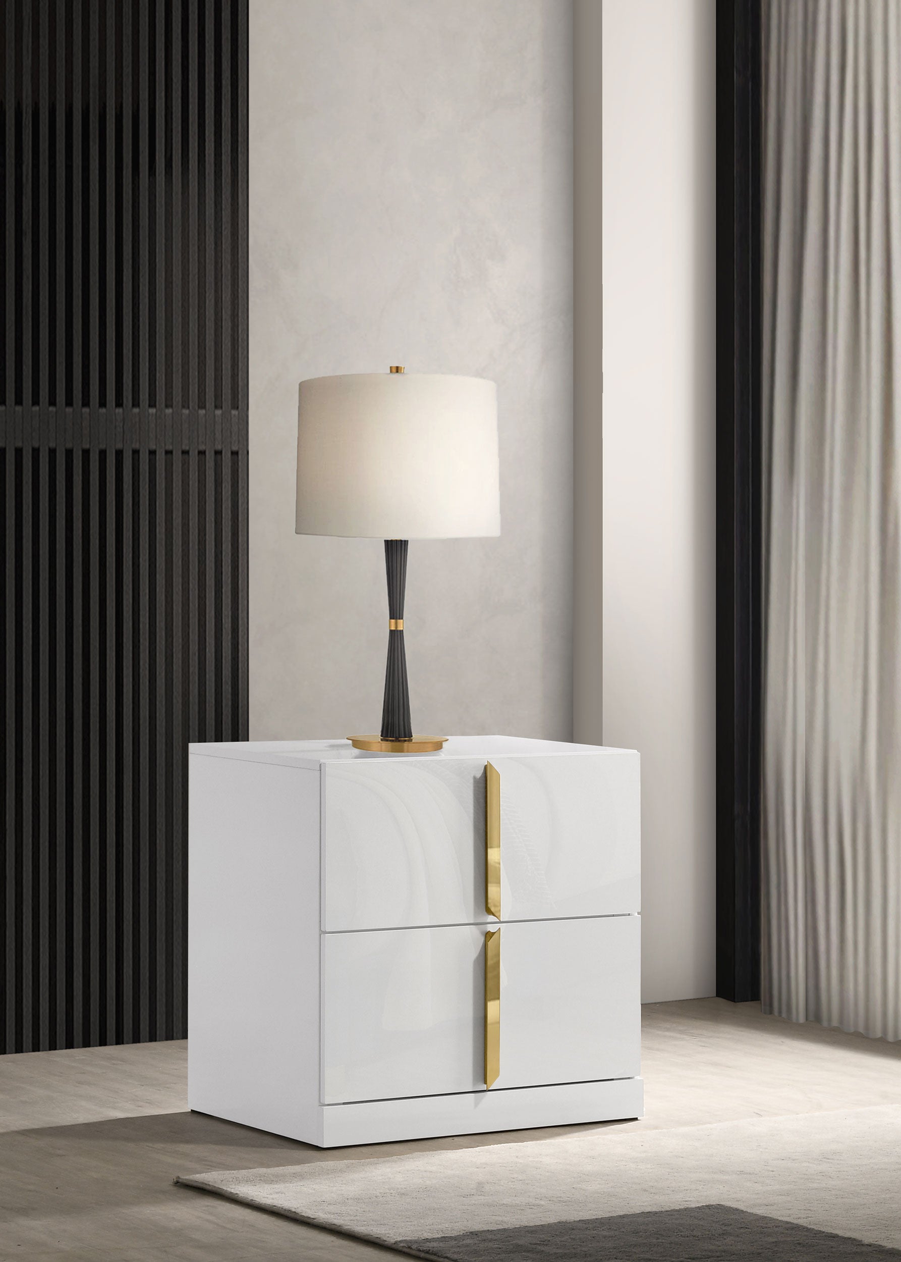 Ines Nightstand - Luxury Home Furniture (MI)