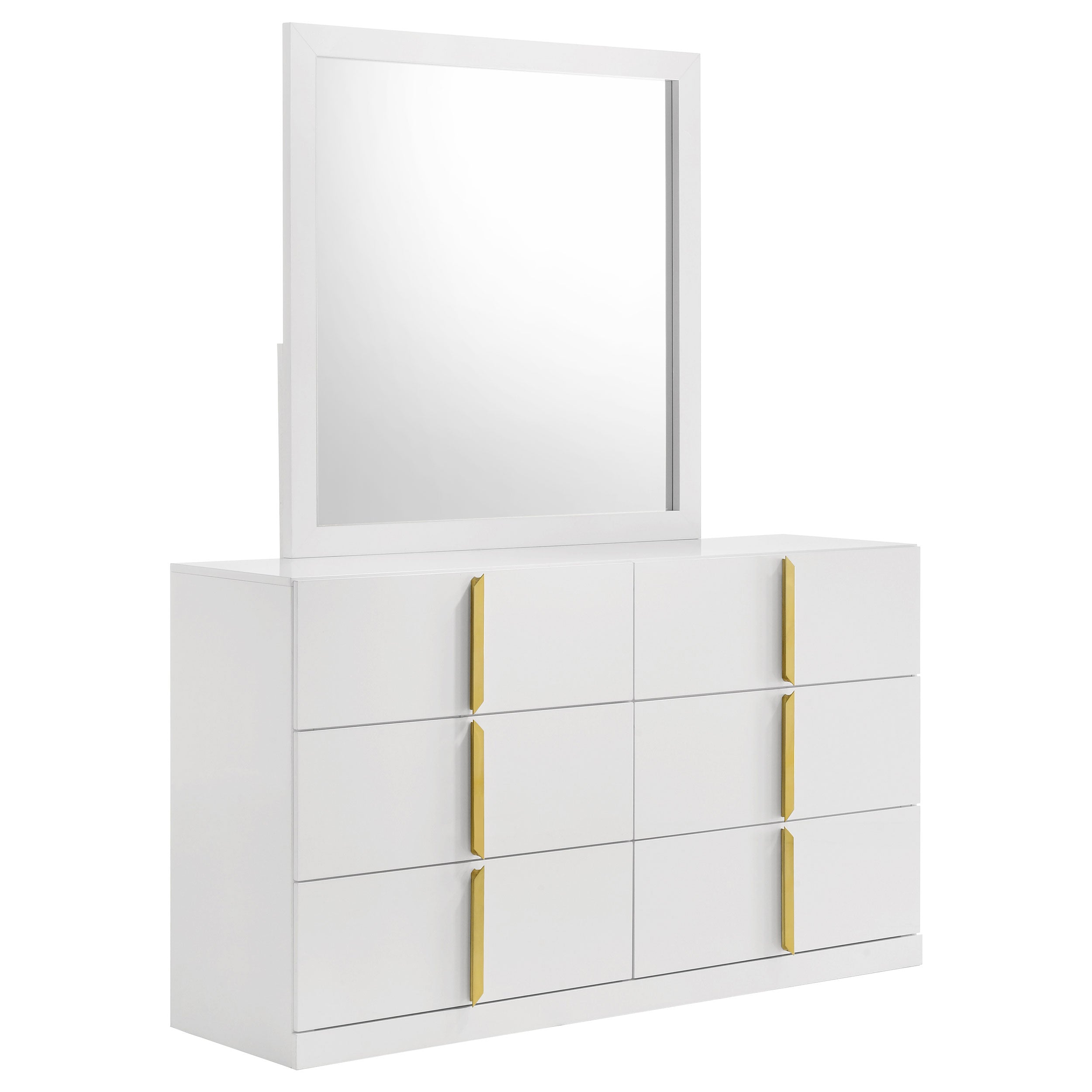 Ines Dresser with Mirror - Luxury Home Furniture (MI)