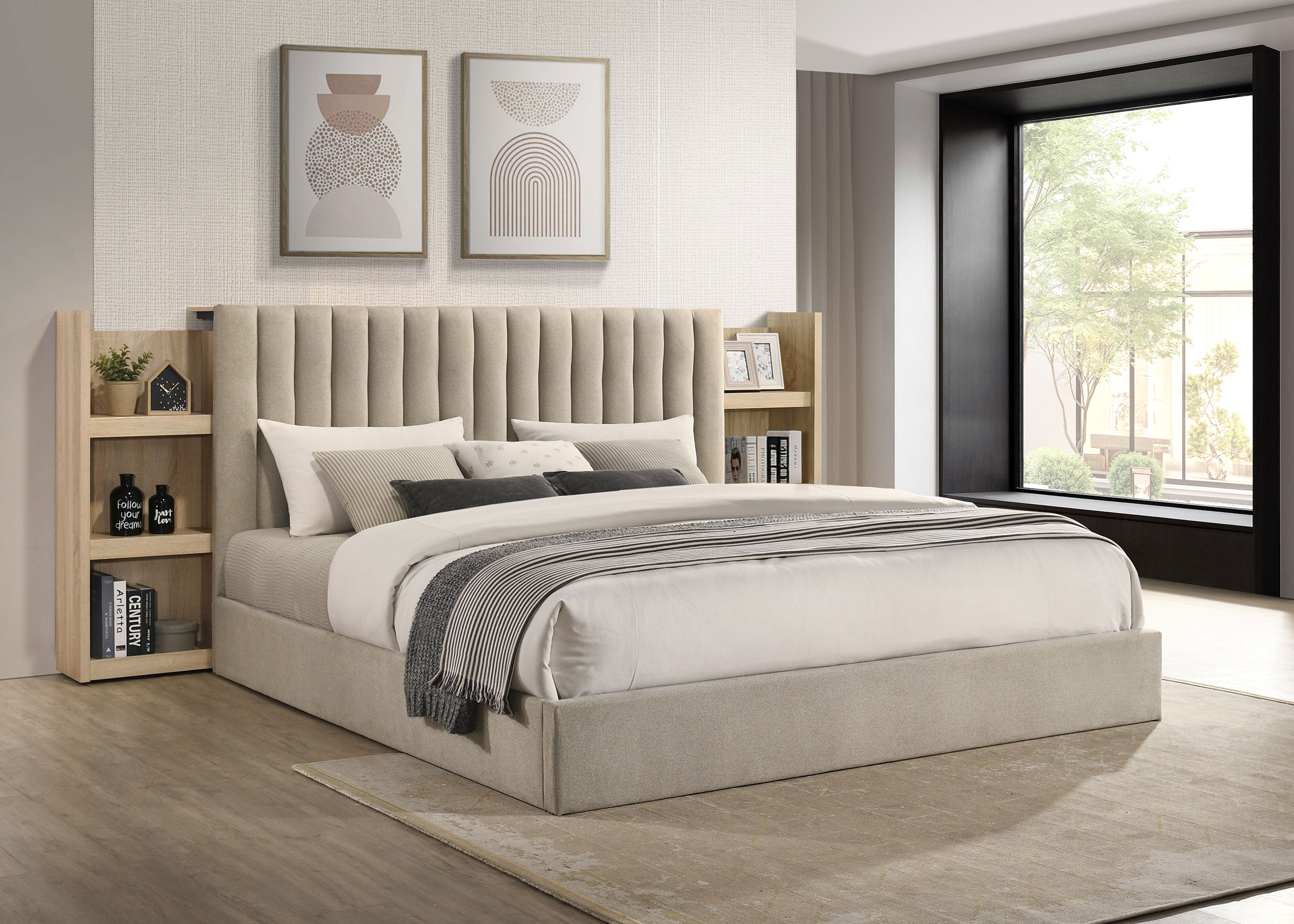Arielle Bookcase Bed - Luxury Home Furniture (MI)