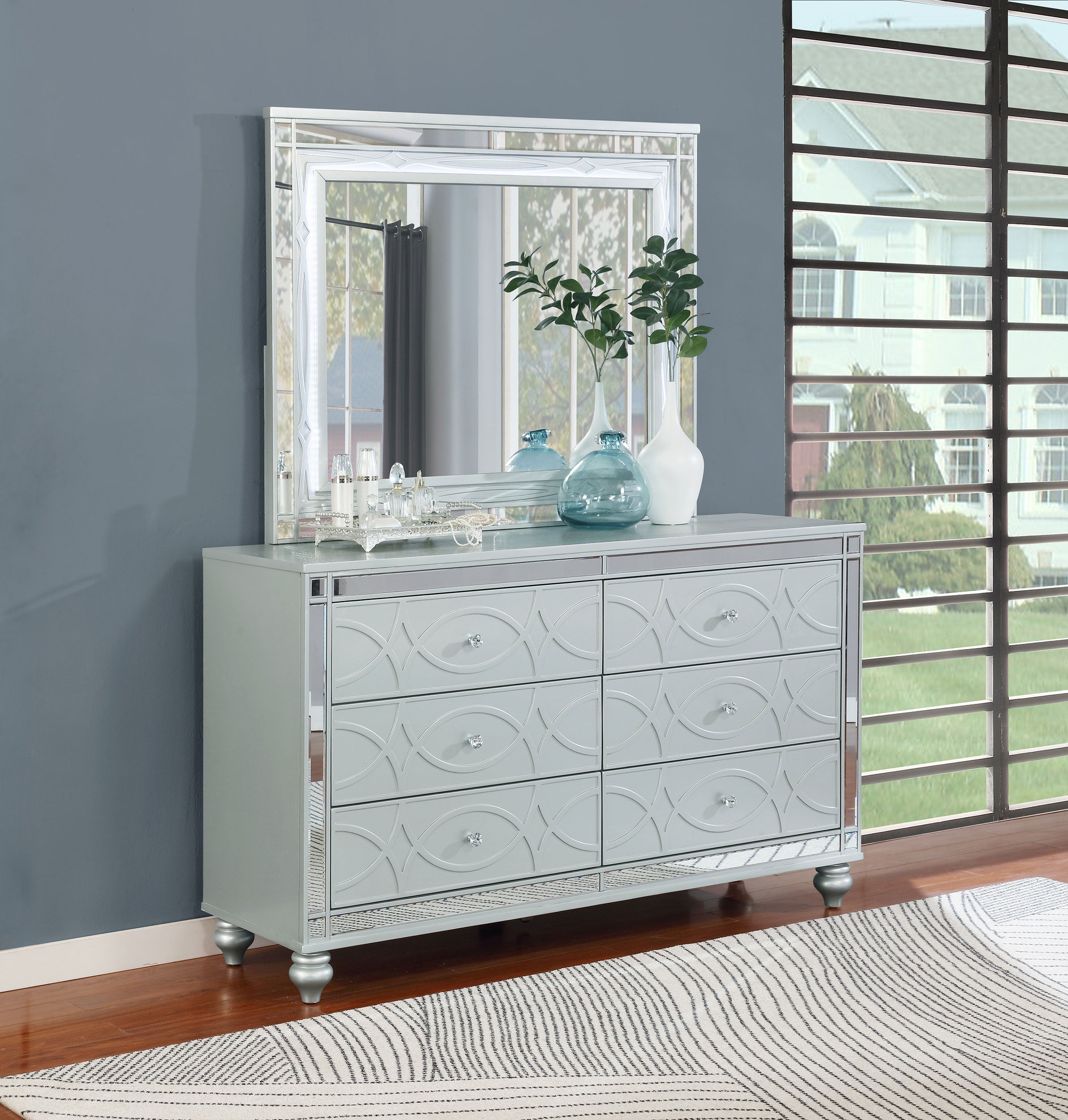 Gunnison Dresser with Mirror - Luxury Home Furniture (MI)