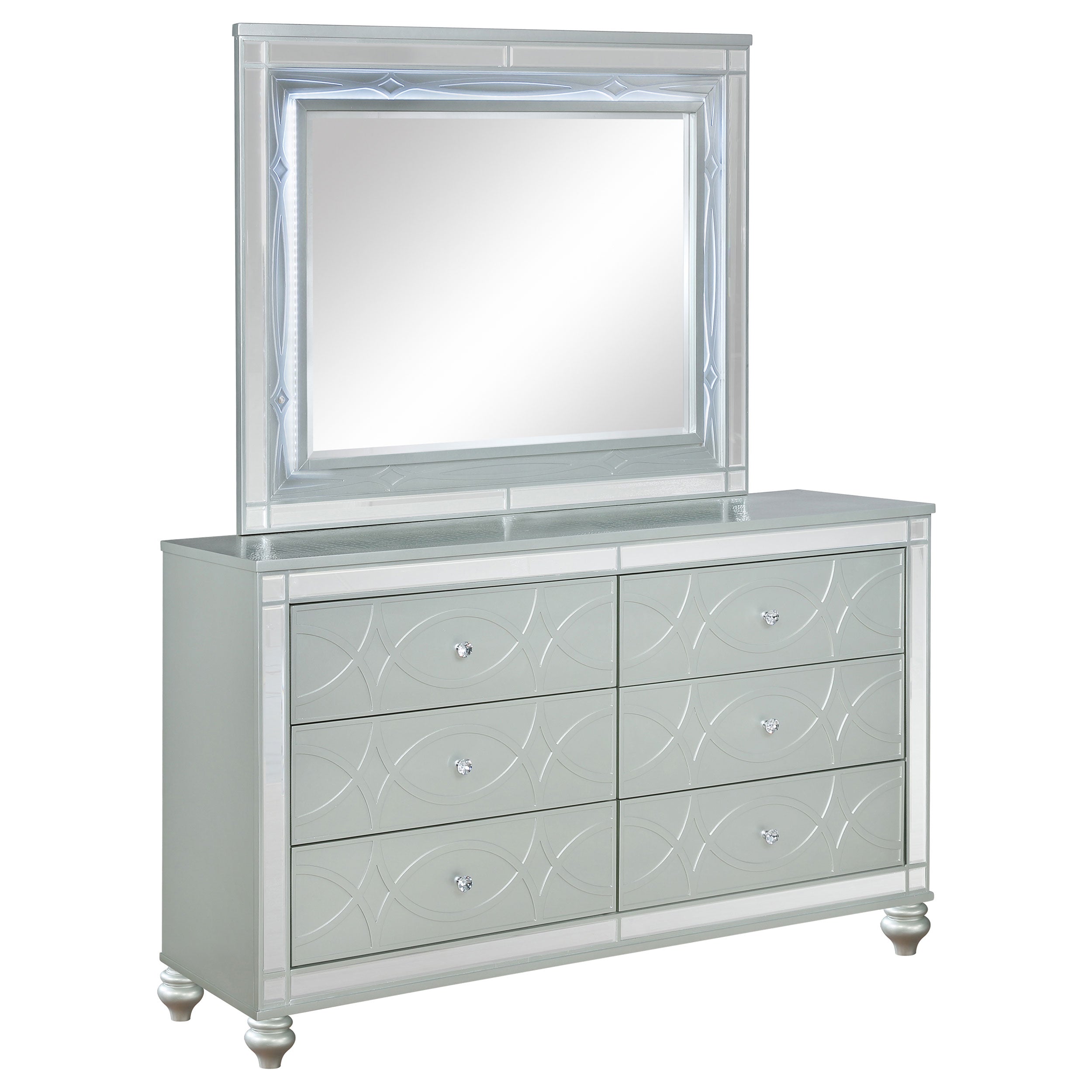 Gunnison Dresser With Mirror - Luxury Home Furniture (MI)