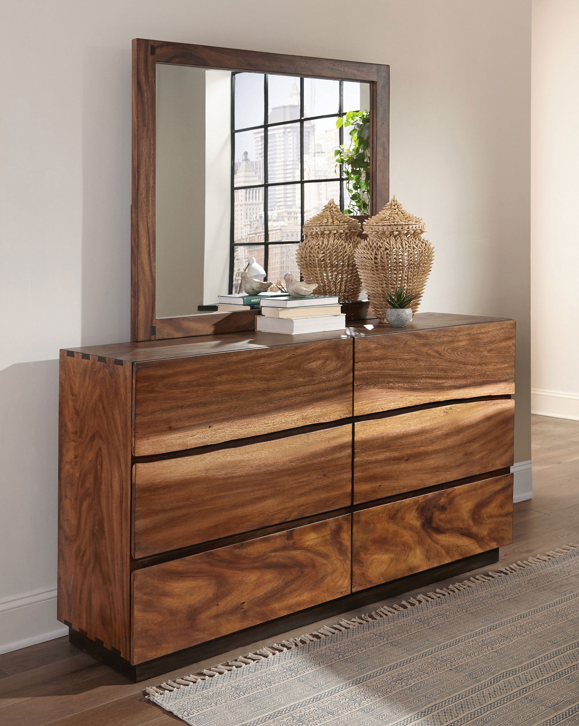 Winslow Dresser with Mirror - Luxury Home Furniture (MI)