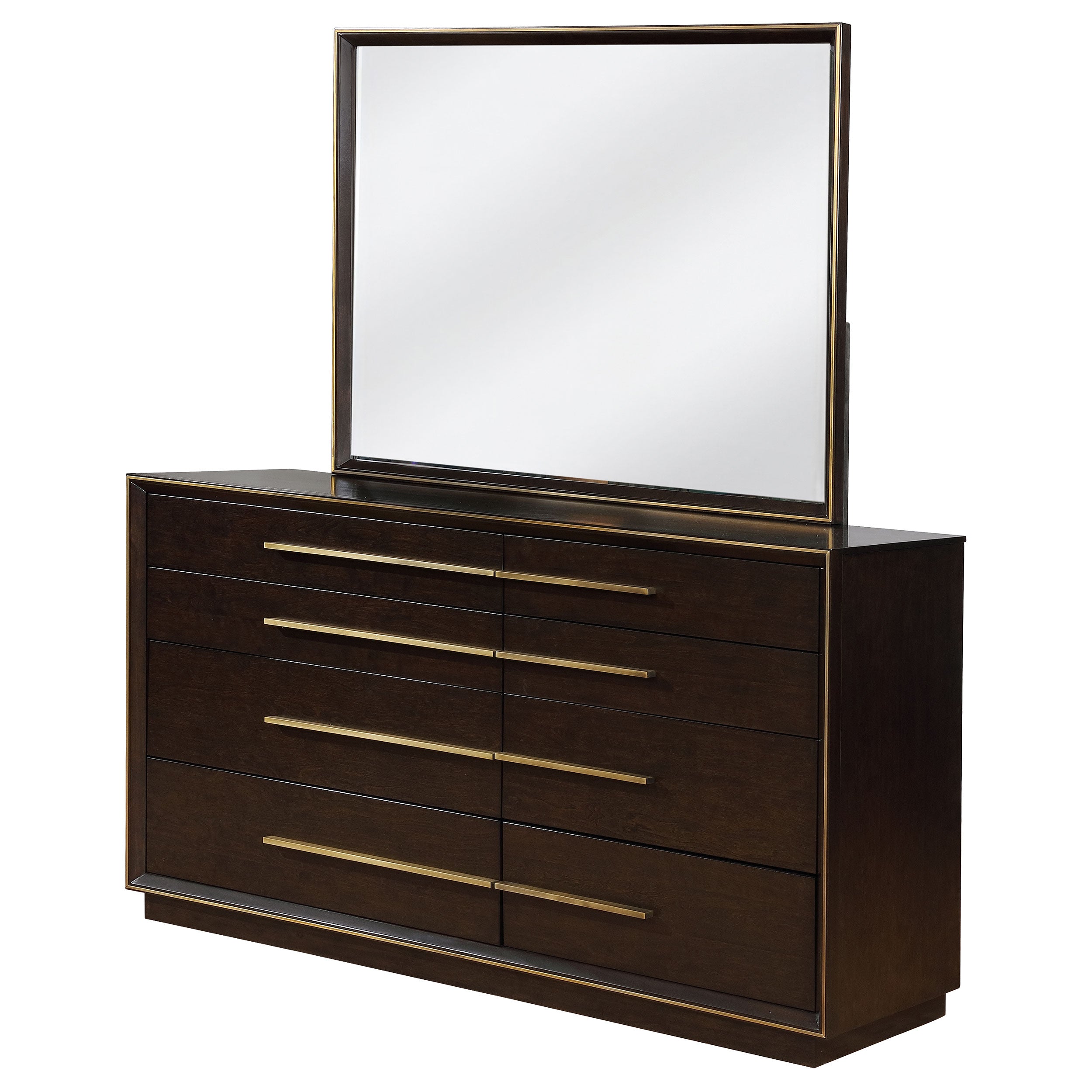 Durango Dresser with Mirror - Luxury Home Furniture (MI)