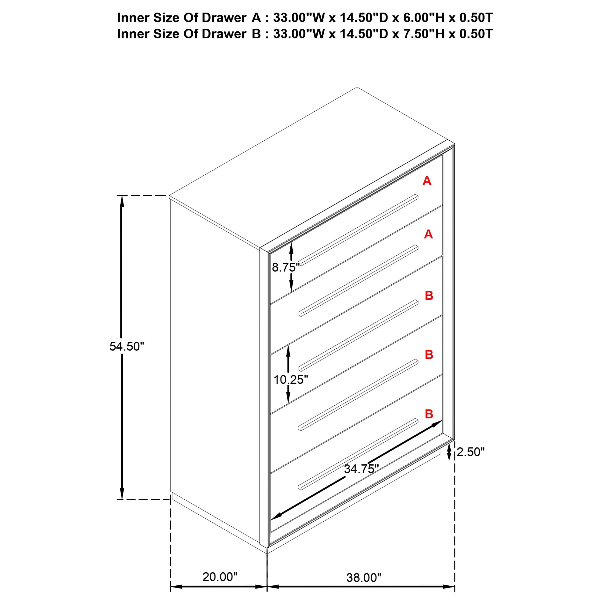 Durango Chest of Drawers - Luxury Home Furniture (MI)
