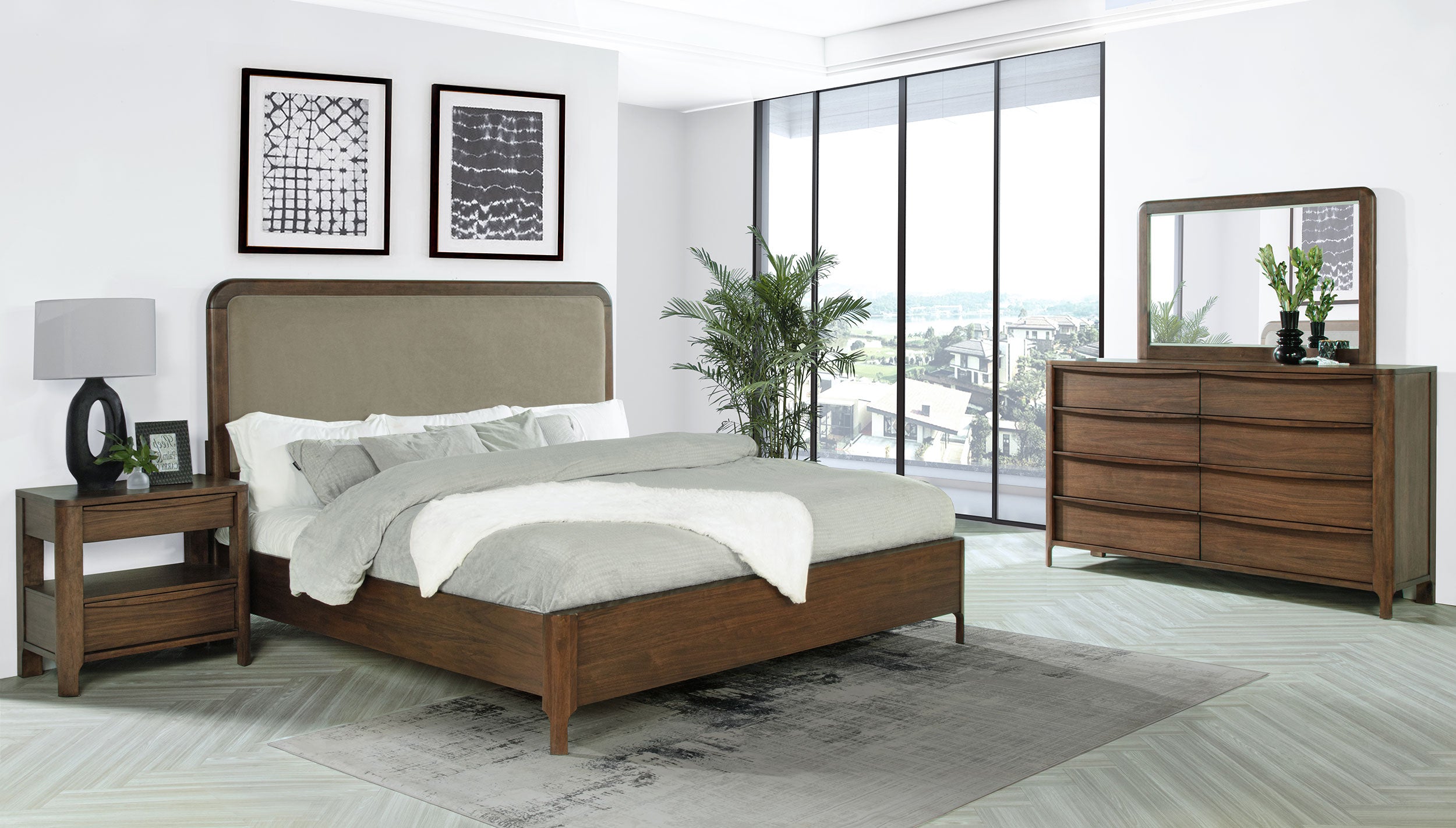 Maderia 4 & 5 Piece Bedroom Set - Luxury Home Furniture (MI)