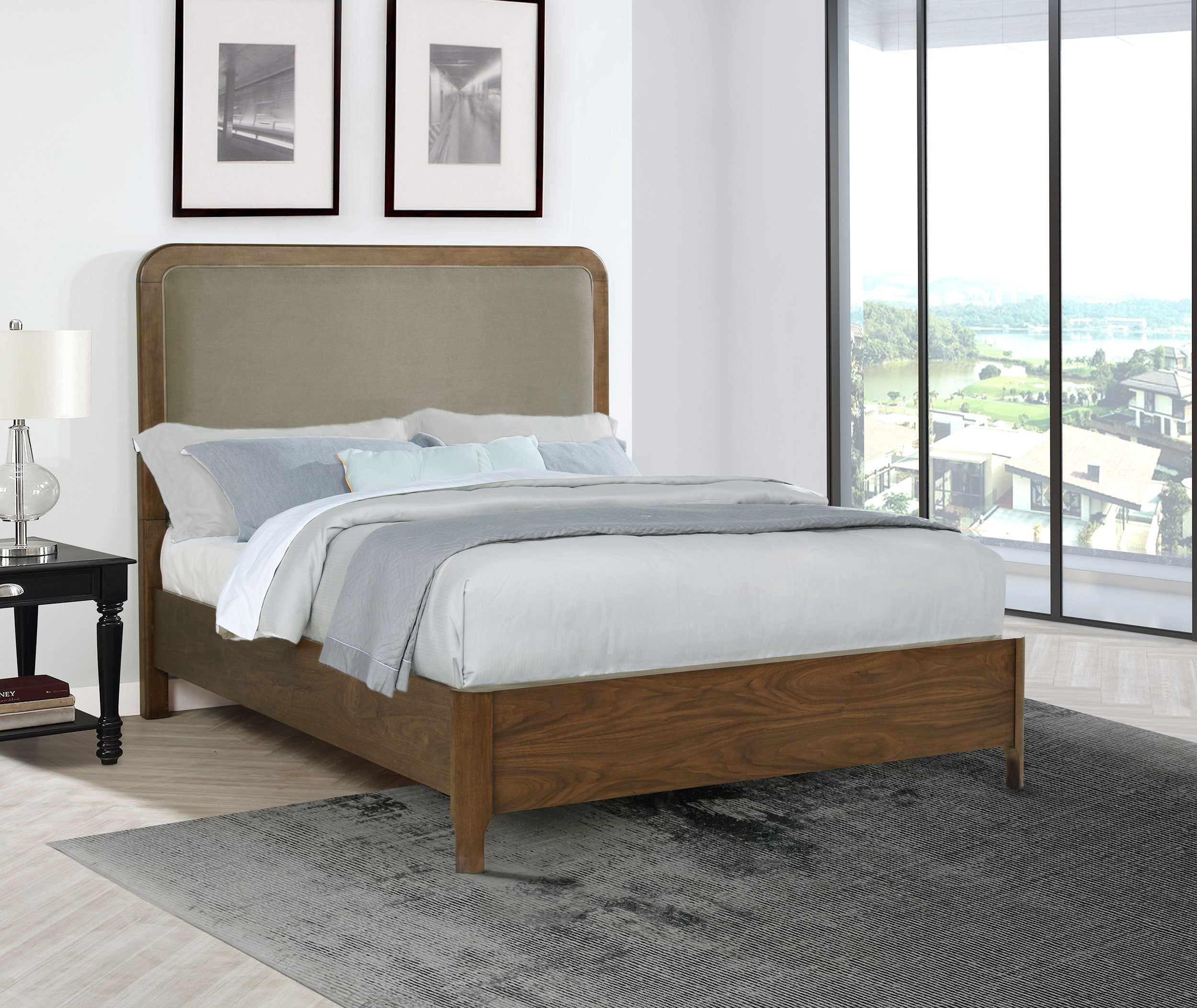 Maderia Panel Bed - Luxury Home Furniture (MI)