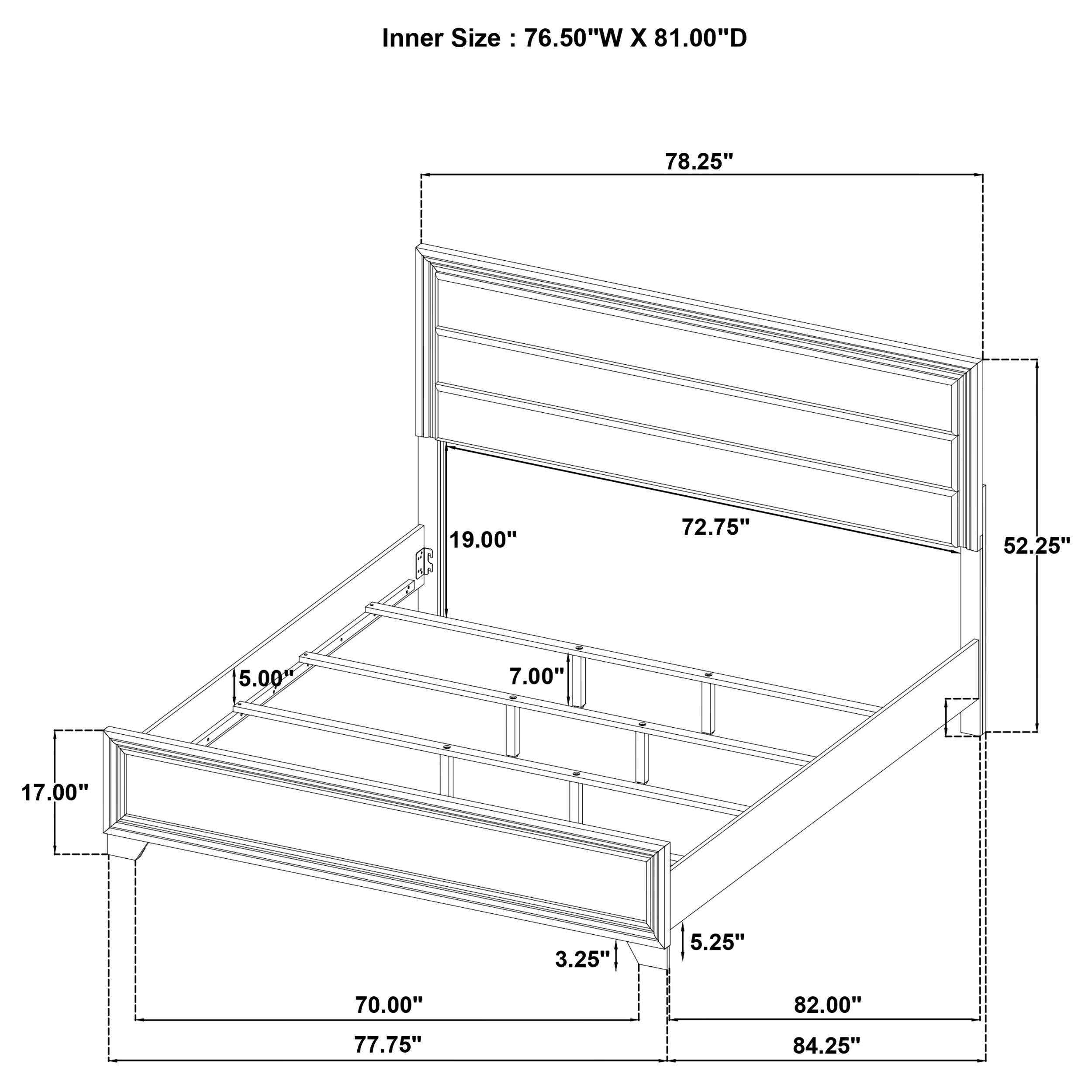 Wright Panel Bed - Luxury Home Furniture (MI)