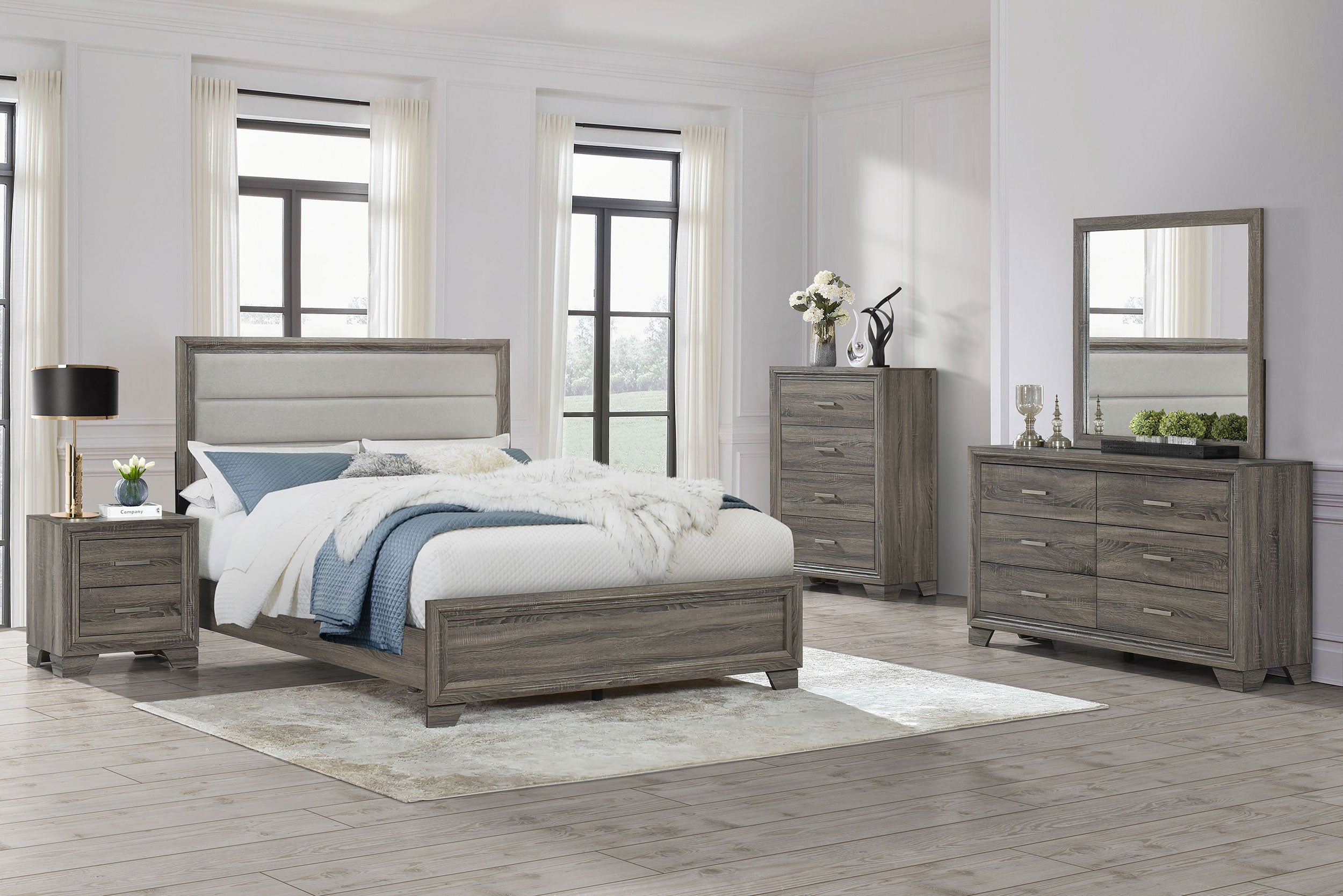 Wright Panel Bed - Luxury Home Furniture (MI)