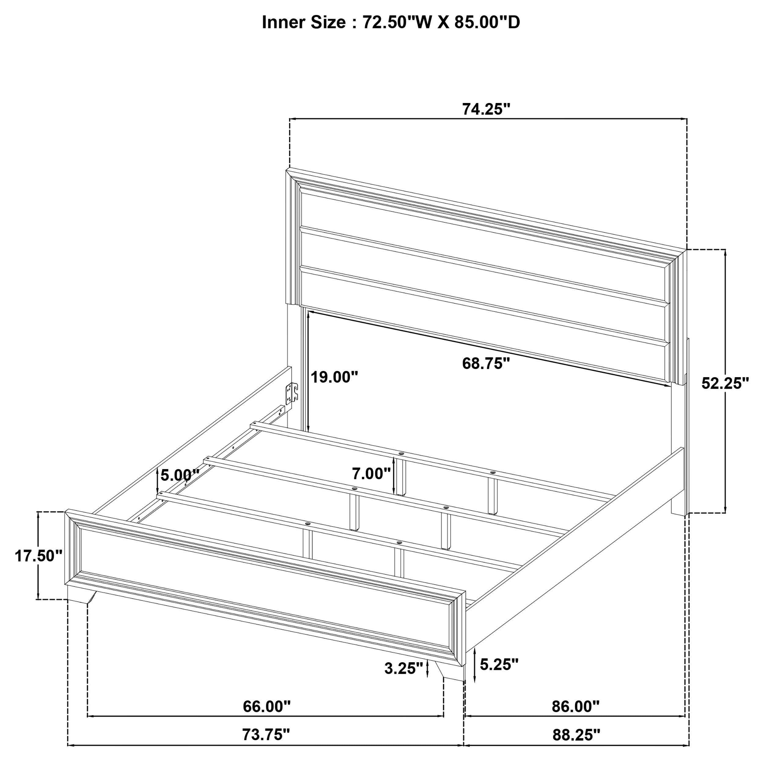 Wright Bedroom Set - Luxury Home Furniture (MI)
