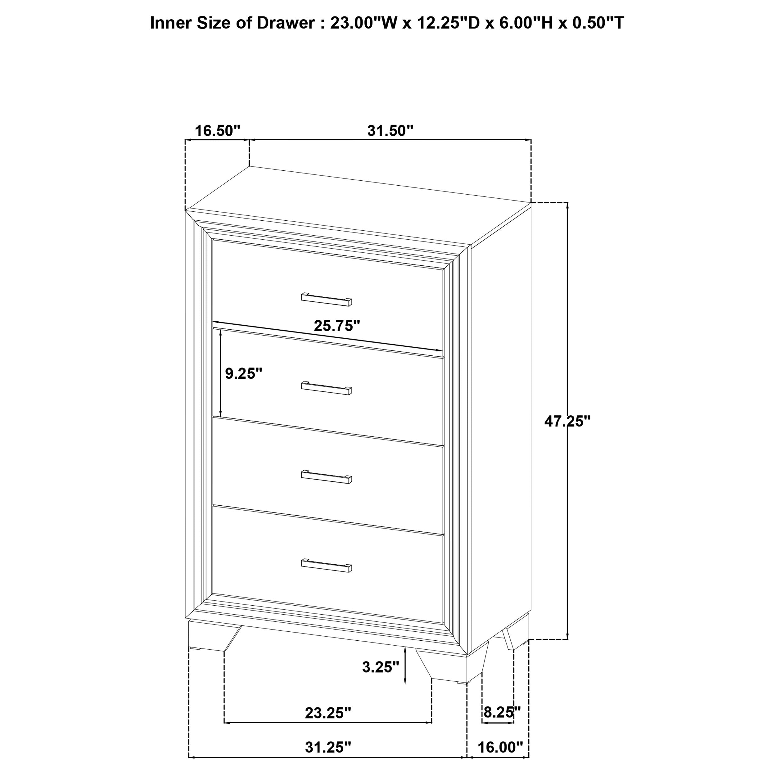 Wright Bedroom Set - Luxury Home Furniture (MI)