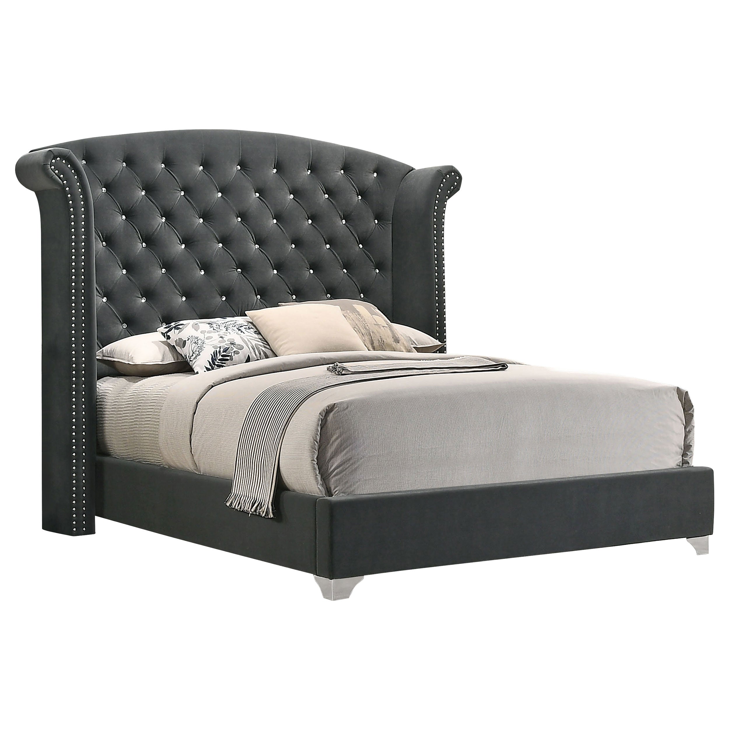 Melody Wingback Bed - Luxury Home Furniture (MI)