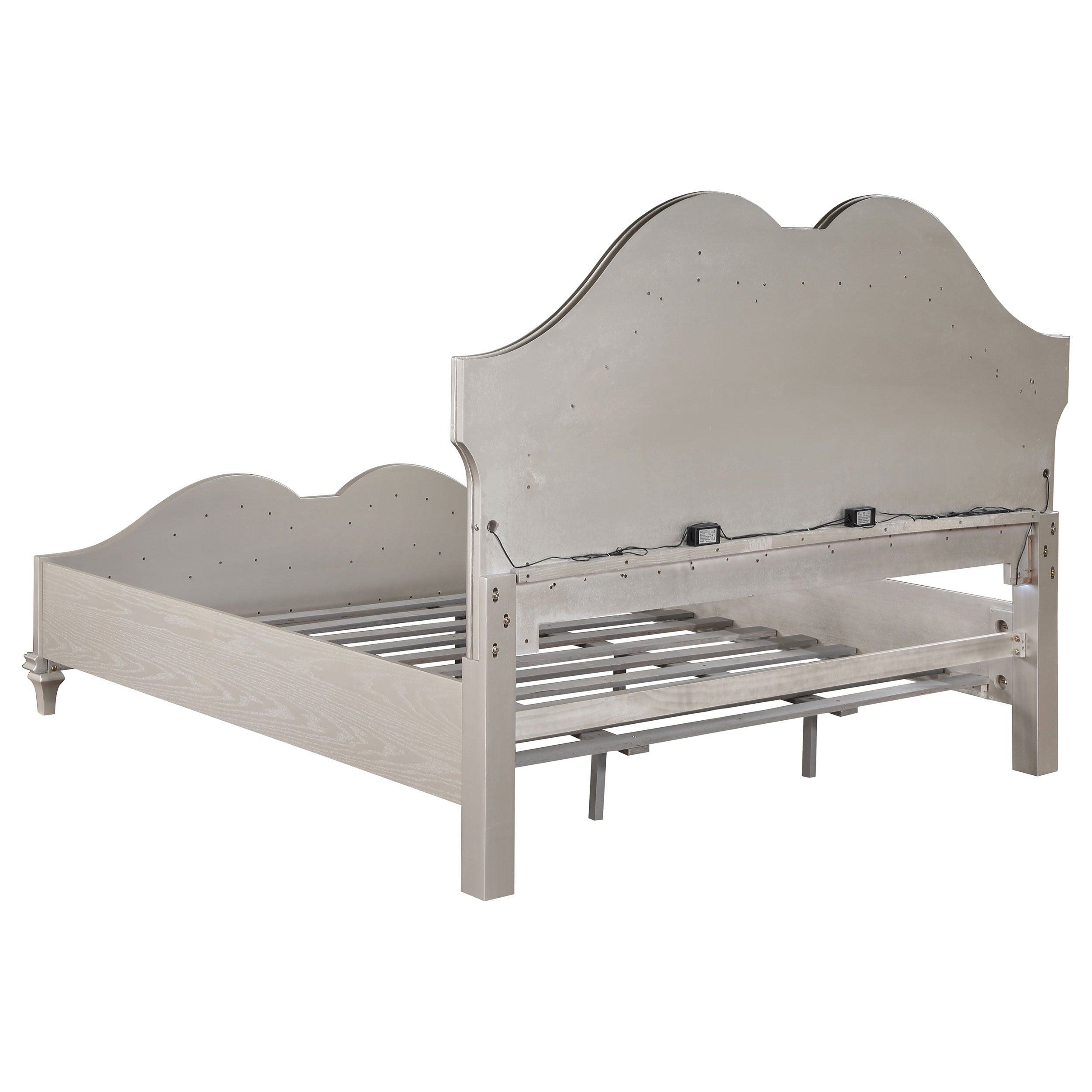 Evangeline Panel Bed with LED Lighting - Luxury Home Furniture (MI)