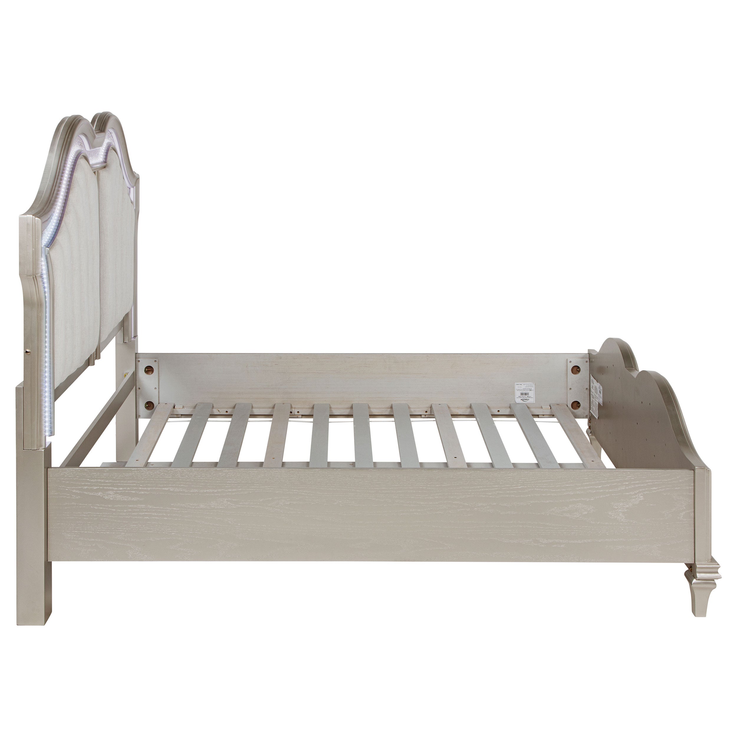 Evangeline Panel Bed with LED Lighting - Luxury Home Furniture (MI)