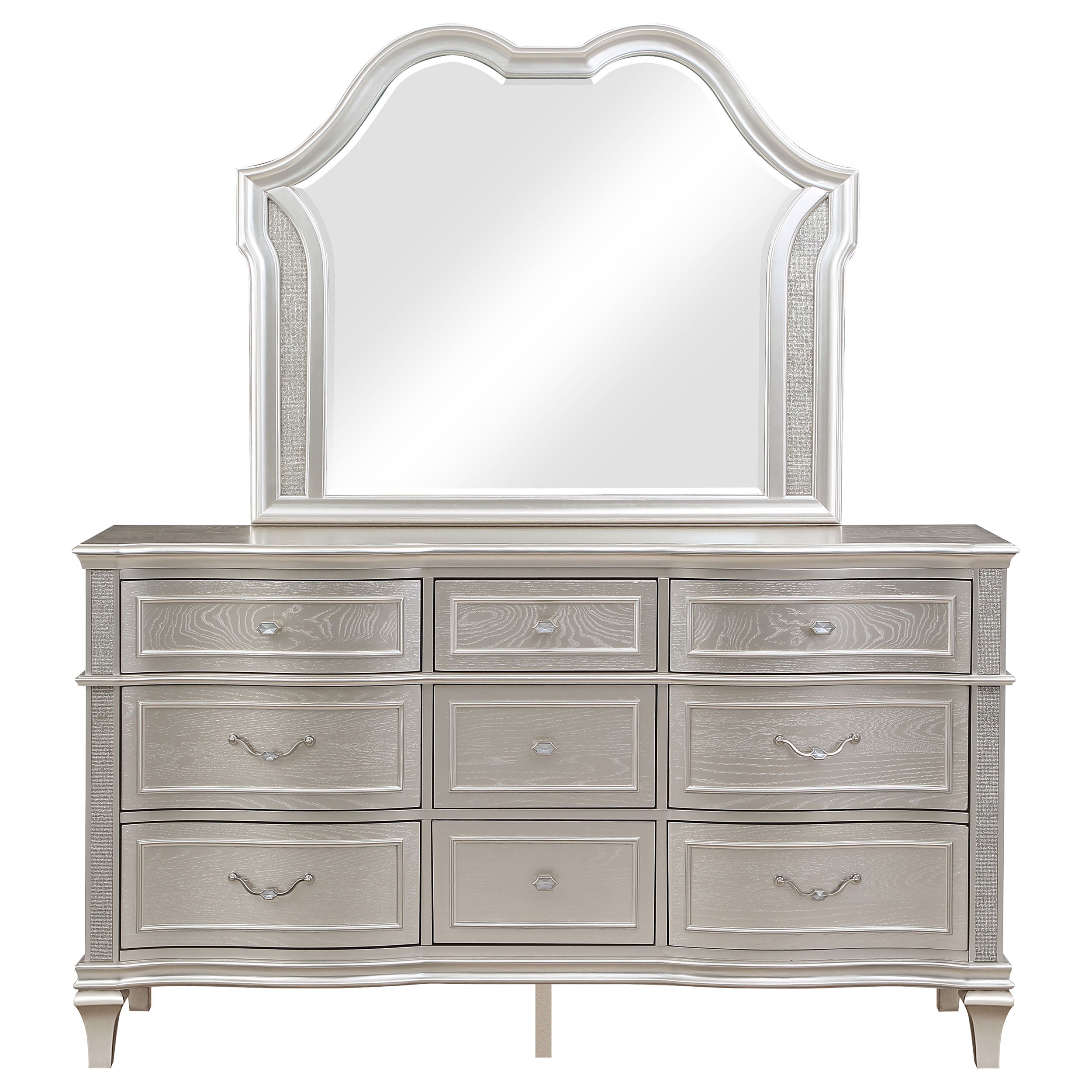 Evangeline Dresser with Mirror - Luxury Home Furniture (MI)