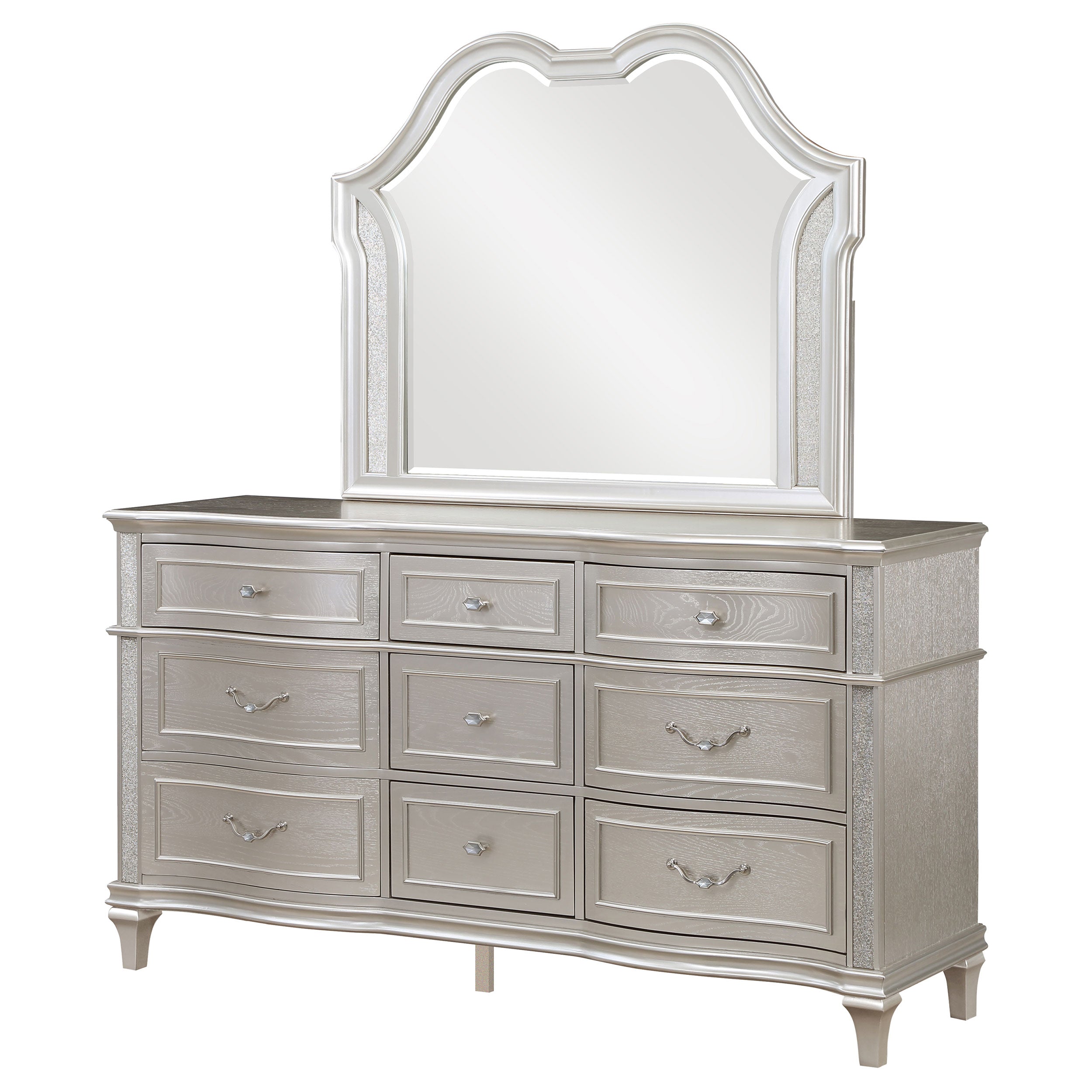 Evangeline Dresser with Mirror - Luxury Home Furniture (MI)