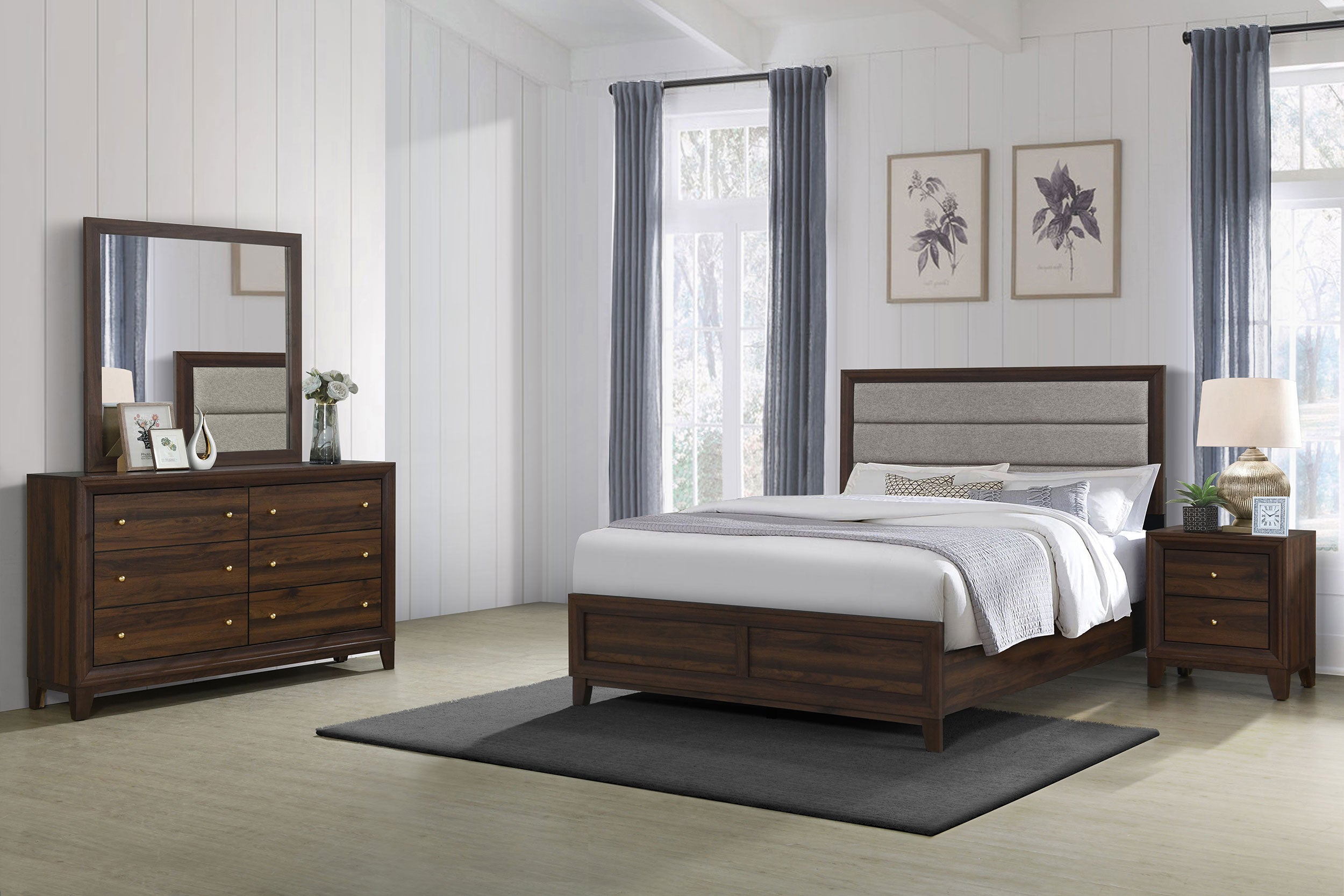 Welsley 4 Pc Bedroom Set - Luxury Home Furniture (MI)