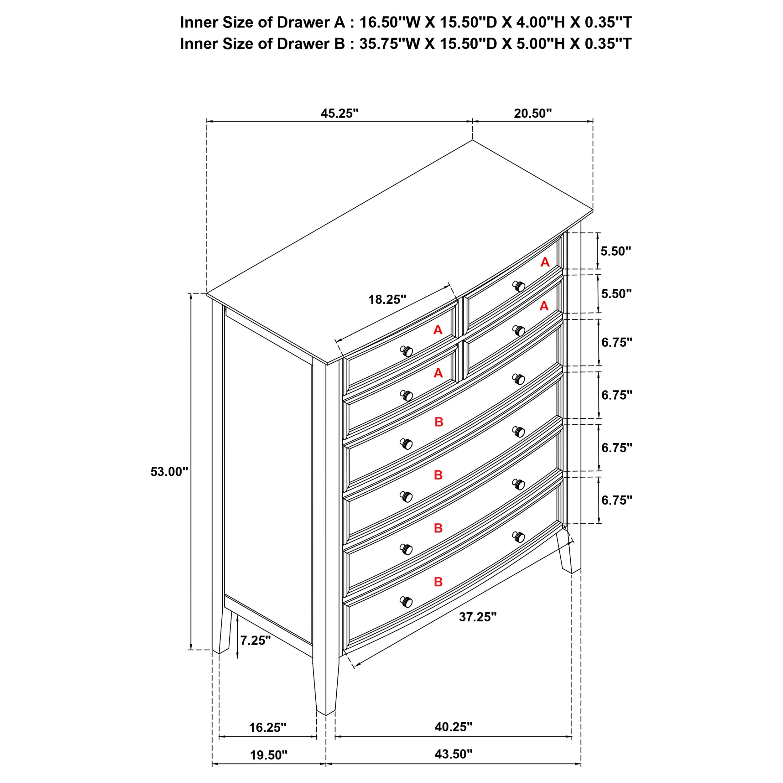 Bexhill Chest of Drawers - Luxury Home Furniture (MI)