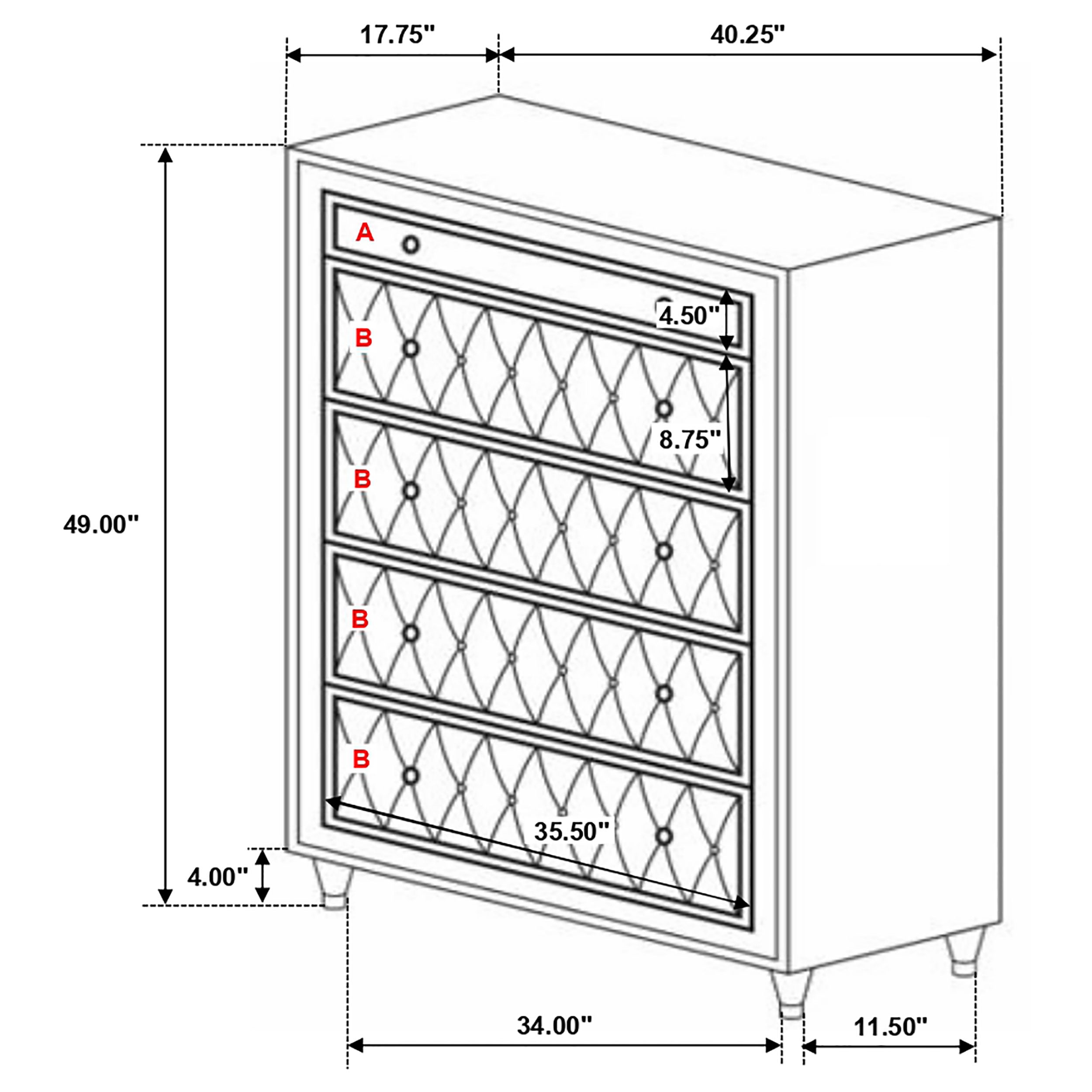 Antonella Bedroom Sets - Luxury Home Furniture (MI)