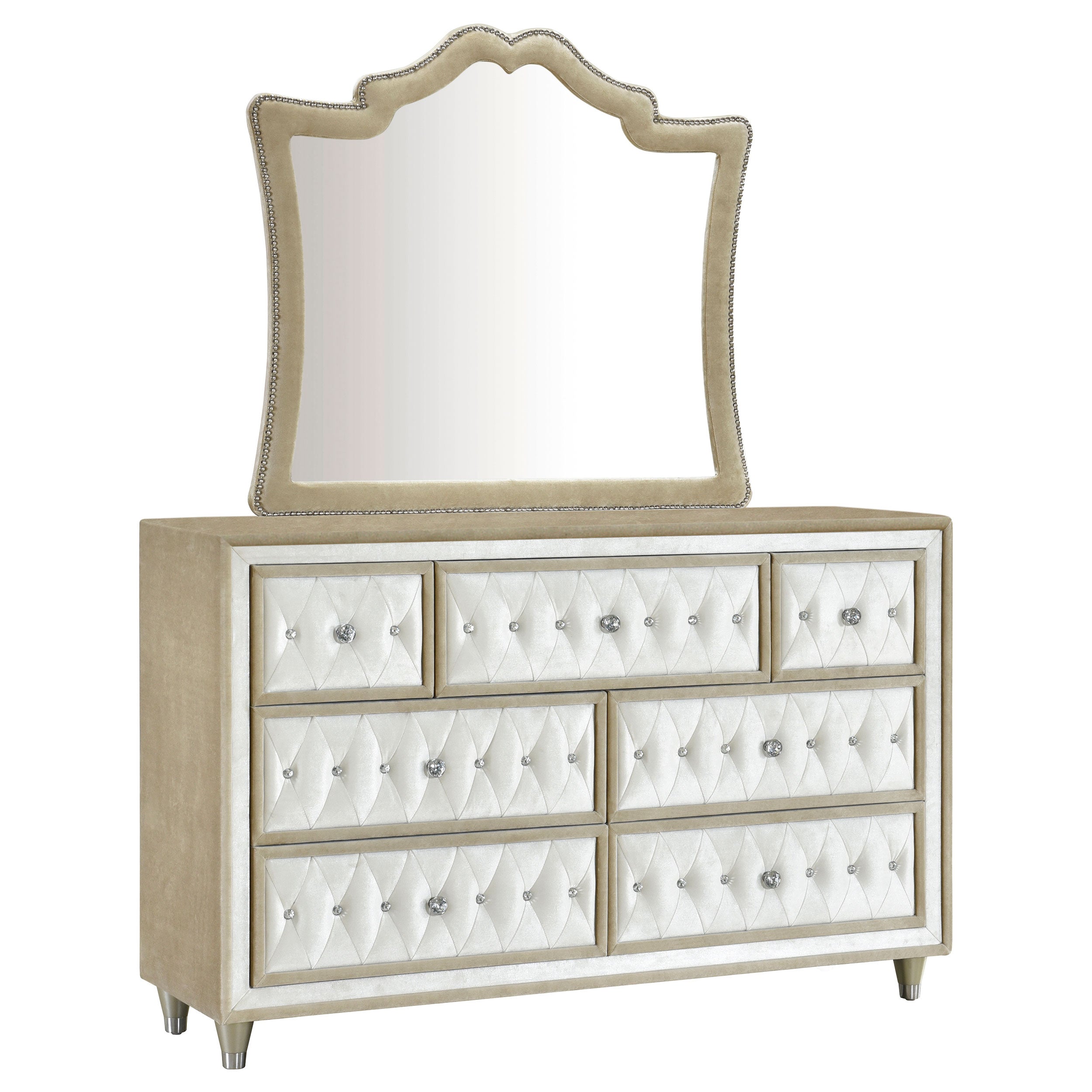 Antonella Dresser with Mirror - Luxury Home Furniture (MI)