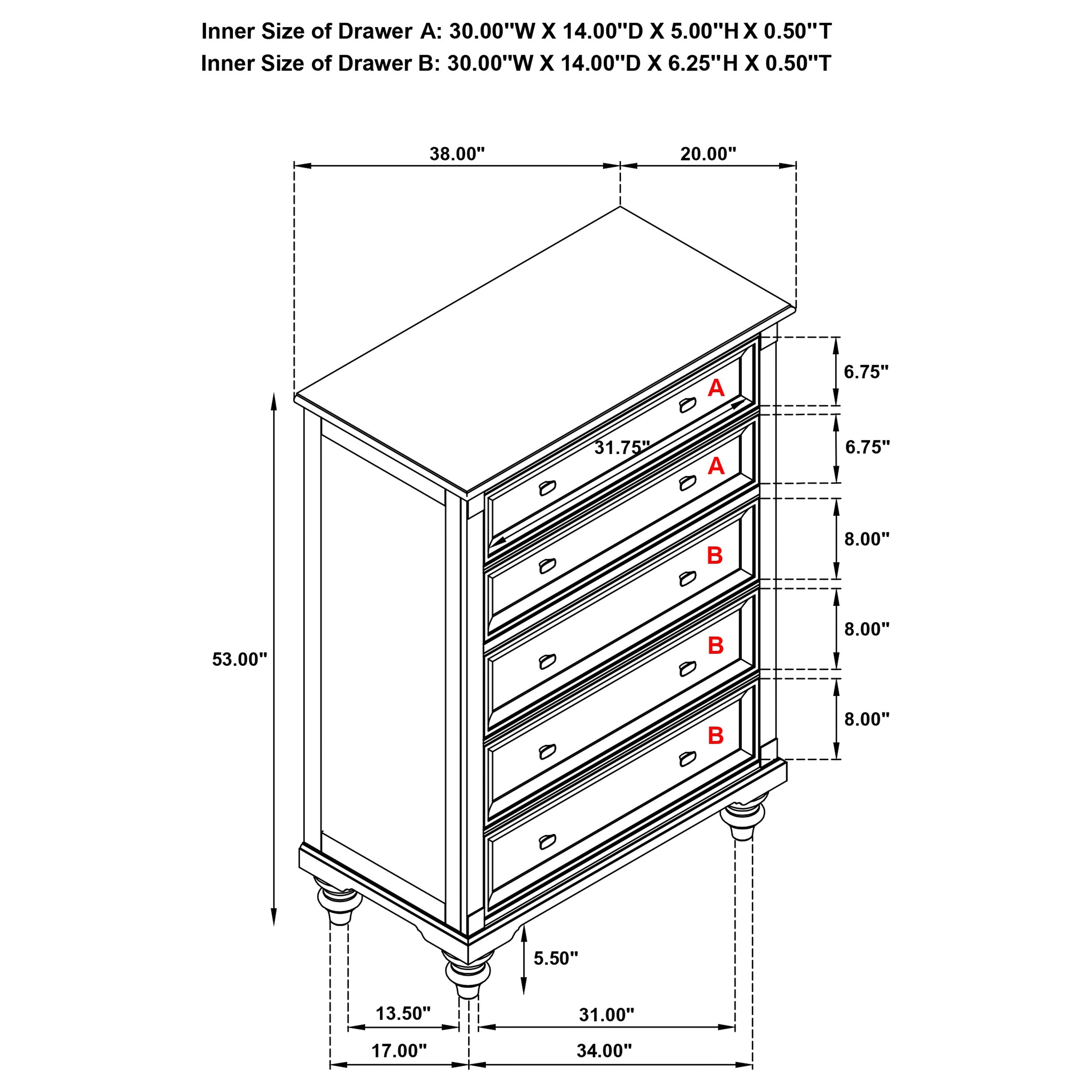 Andover Chest of Drawers - Luxury Home Furniture (MI)