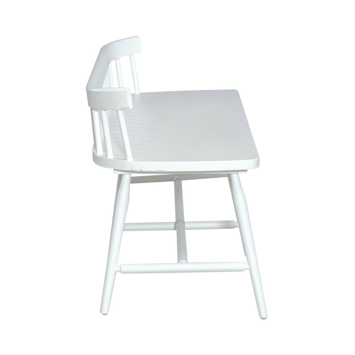 Liberty Furniture Capeside Cottage Spindle Back Dining Bench in Porcelain White - Luxury Home Furniture (MI)