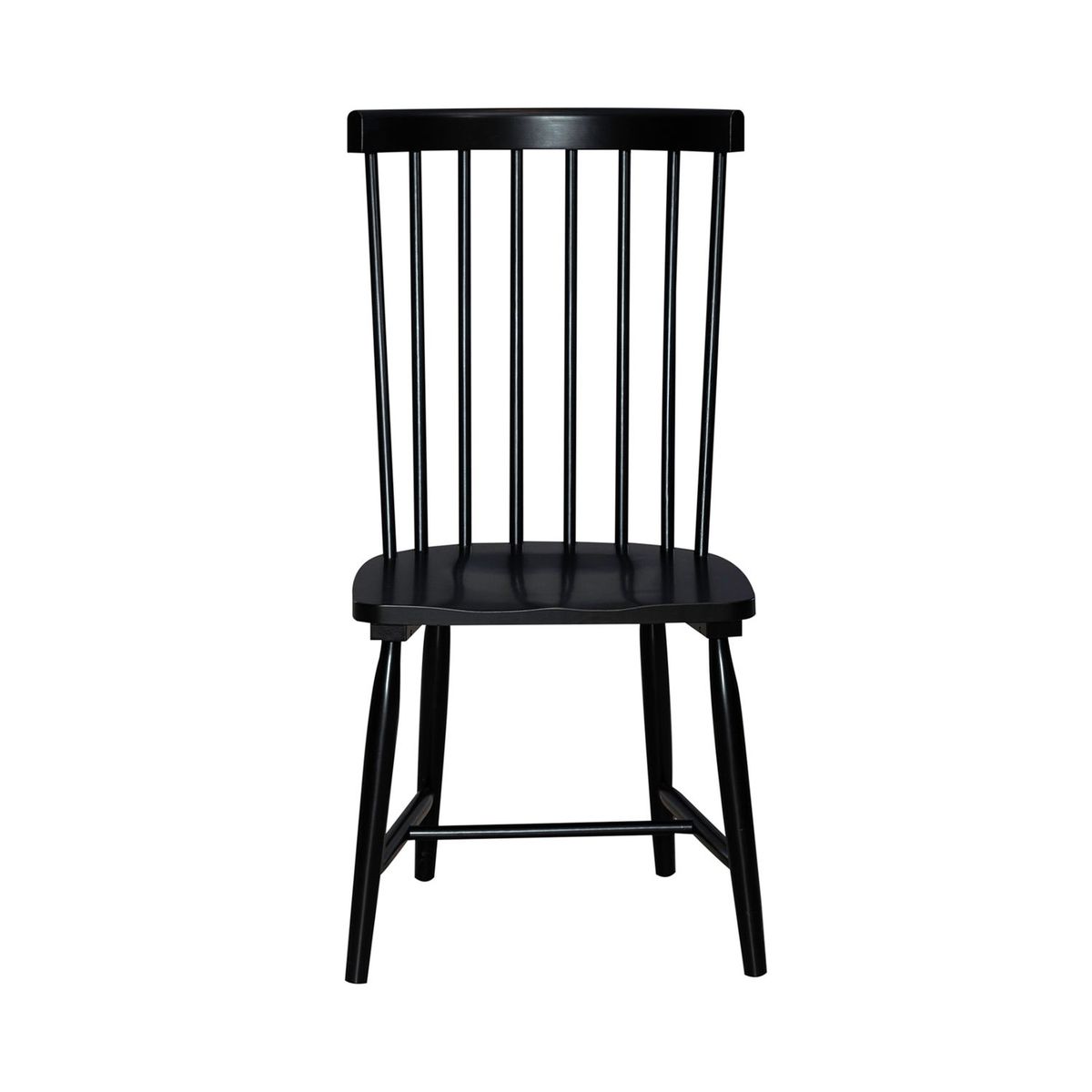 Liberty Furniture Capeside Cottage Spindle Back Side Chair (Set of 2) in Royal Black - Luxury Home Furniture (MI)