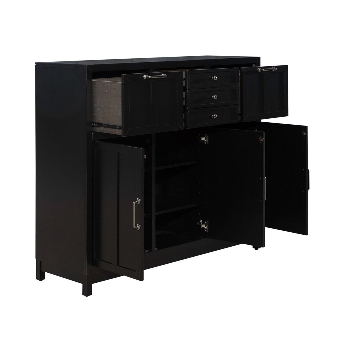 Liberty Furniture Capeside Cottage Buffet in Royal Black - Luxury Home Furniture (MI)