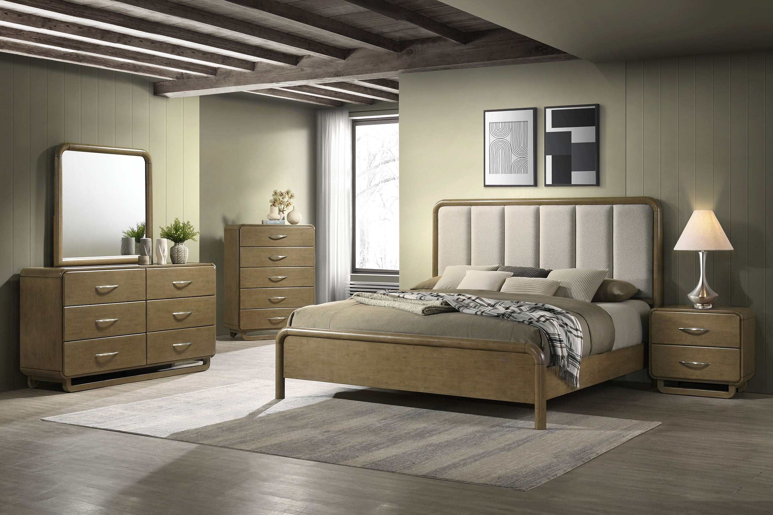 Amsbury Dresser with Mirror - Luxury Home Furniture (MI)