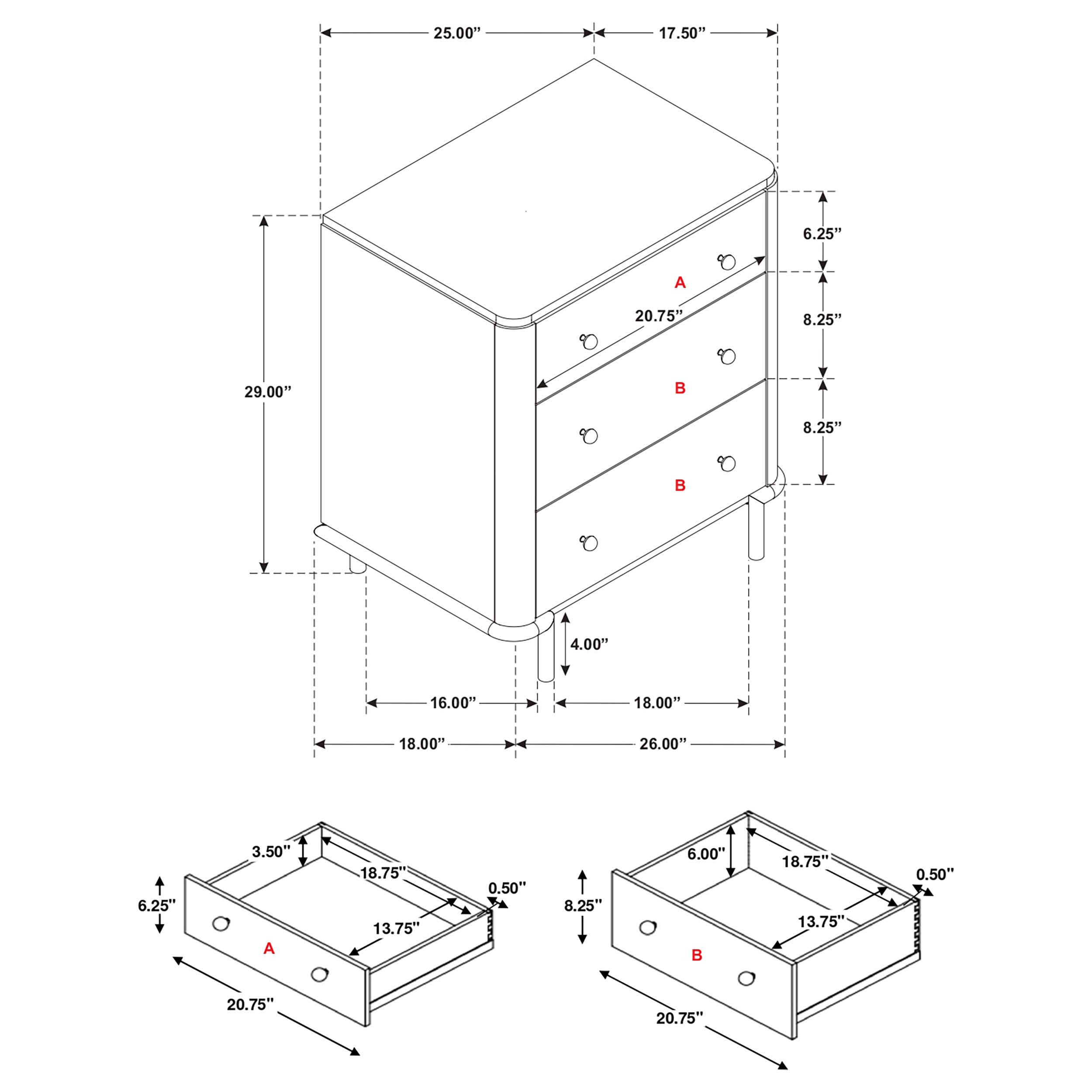 Arini Nightstand - Luxury Home Furniture (MI)