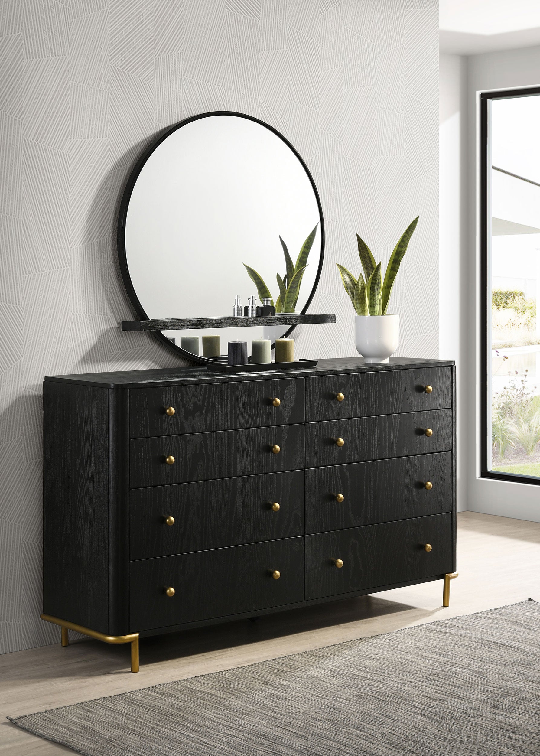 Arini Dresser with Mirror - Luxury Home Furniture (MI)
