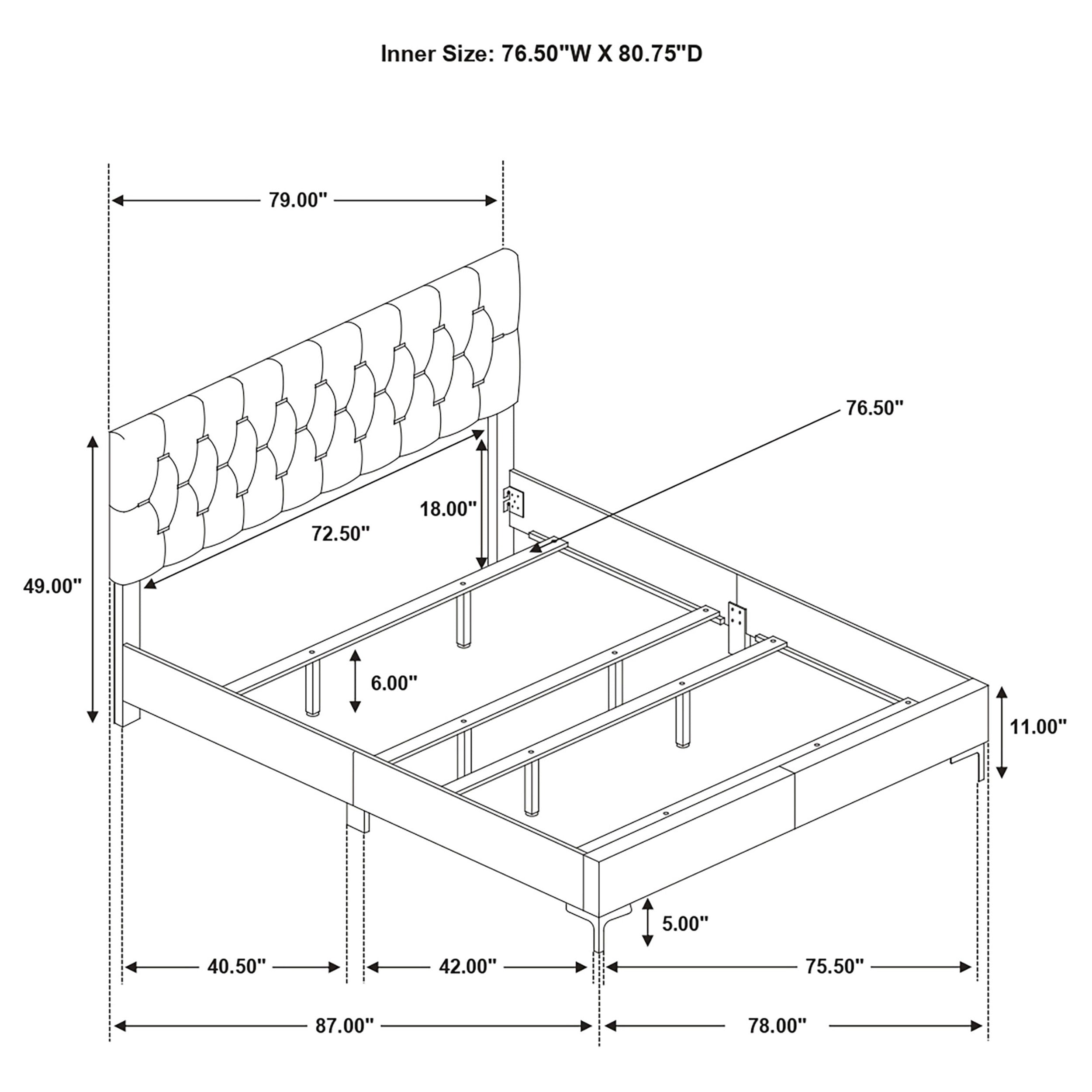 Kendall 4 & 5 Piece Bedroom Sets - Luxury Home Furniture (MI)