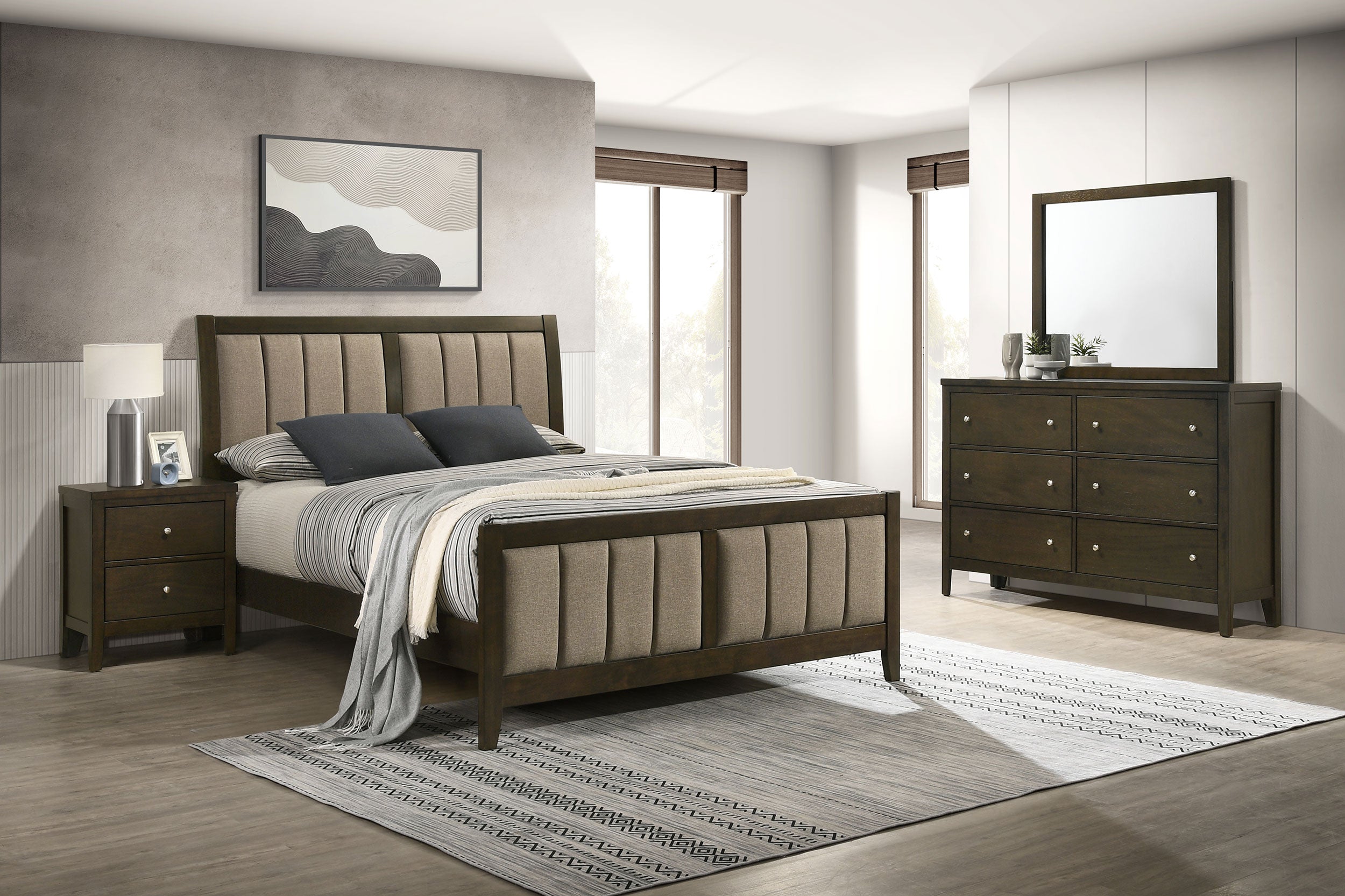 Wilkes 4 Pc Bedroom Set - Luxury Home Furniture (MI)