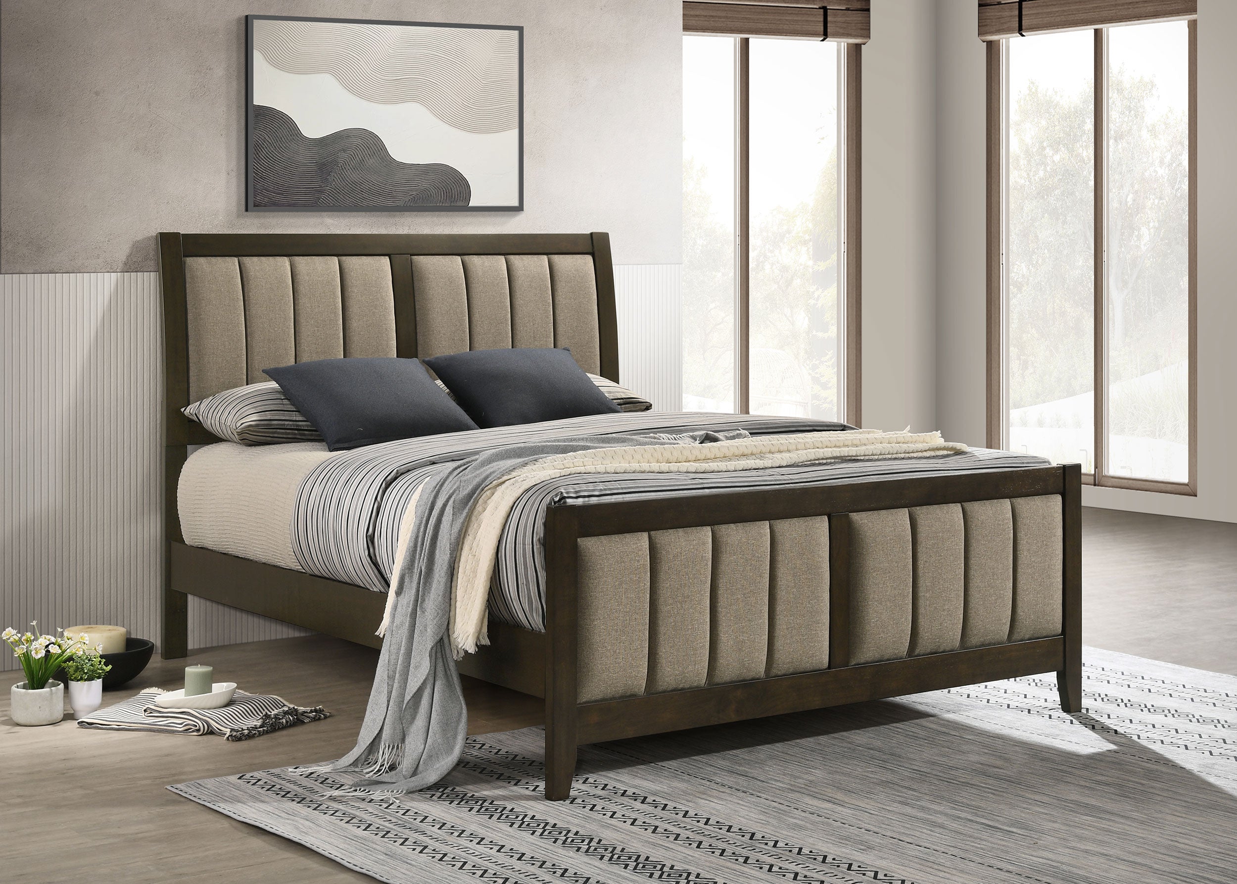 Wilkes Panel Bed - Luxury Home Furniture (MI)