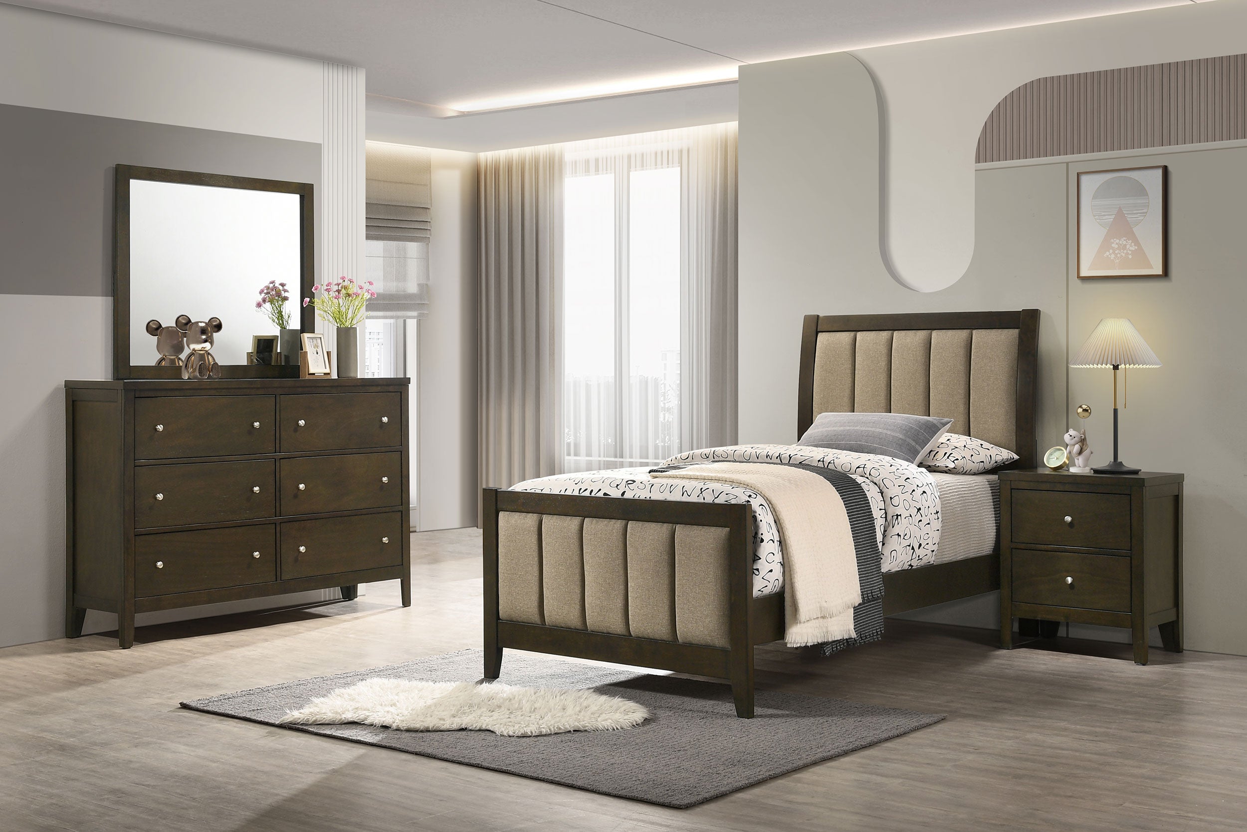 Wilkes 4 Pc Bedroom Set - Luxury Home Furniture (MI)