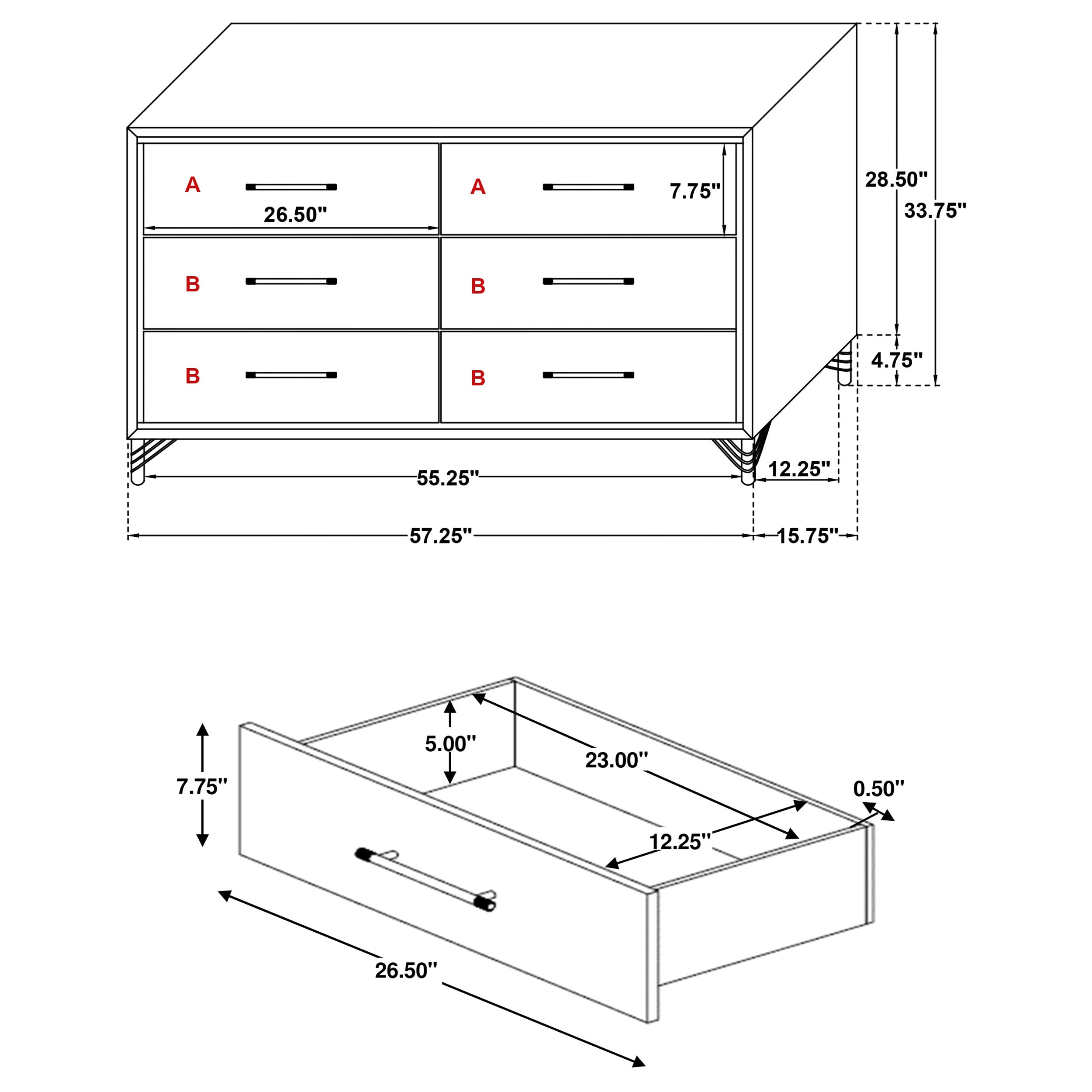 Lucia 4 Pc Bedroom Set - Luxury Home Furniture (MI)