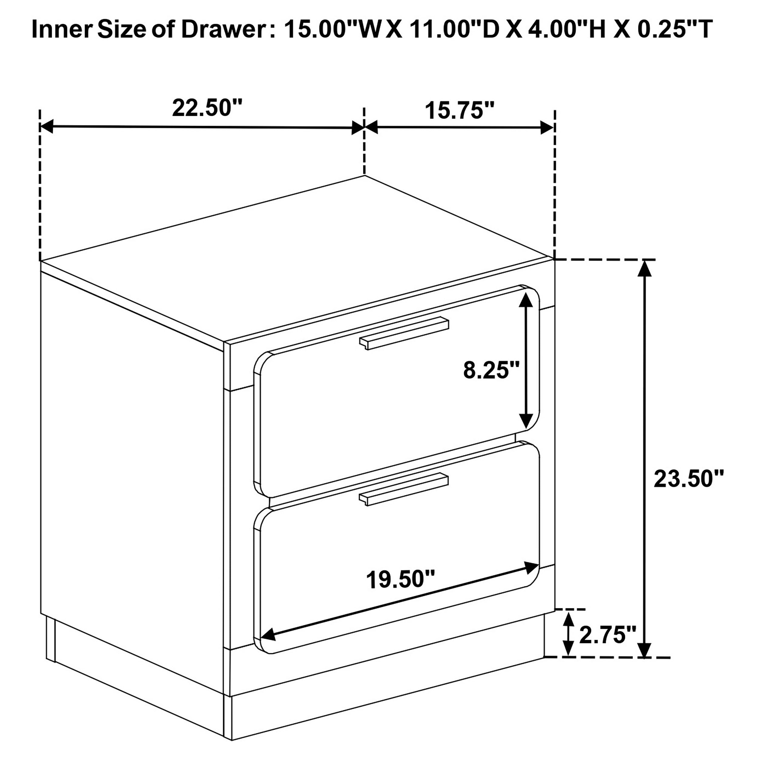 Caraway Nightstand - Luxury Home Furniture (MI)