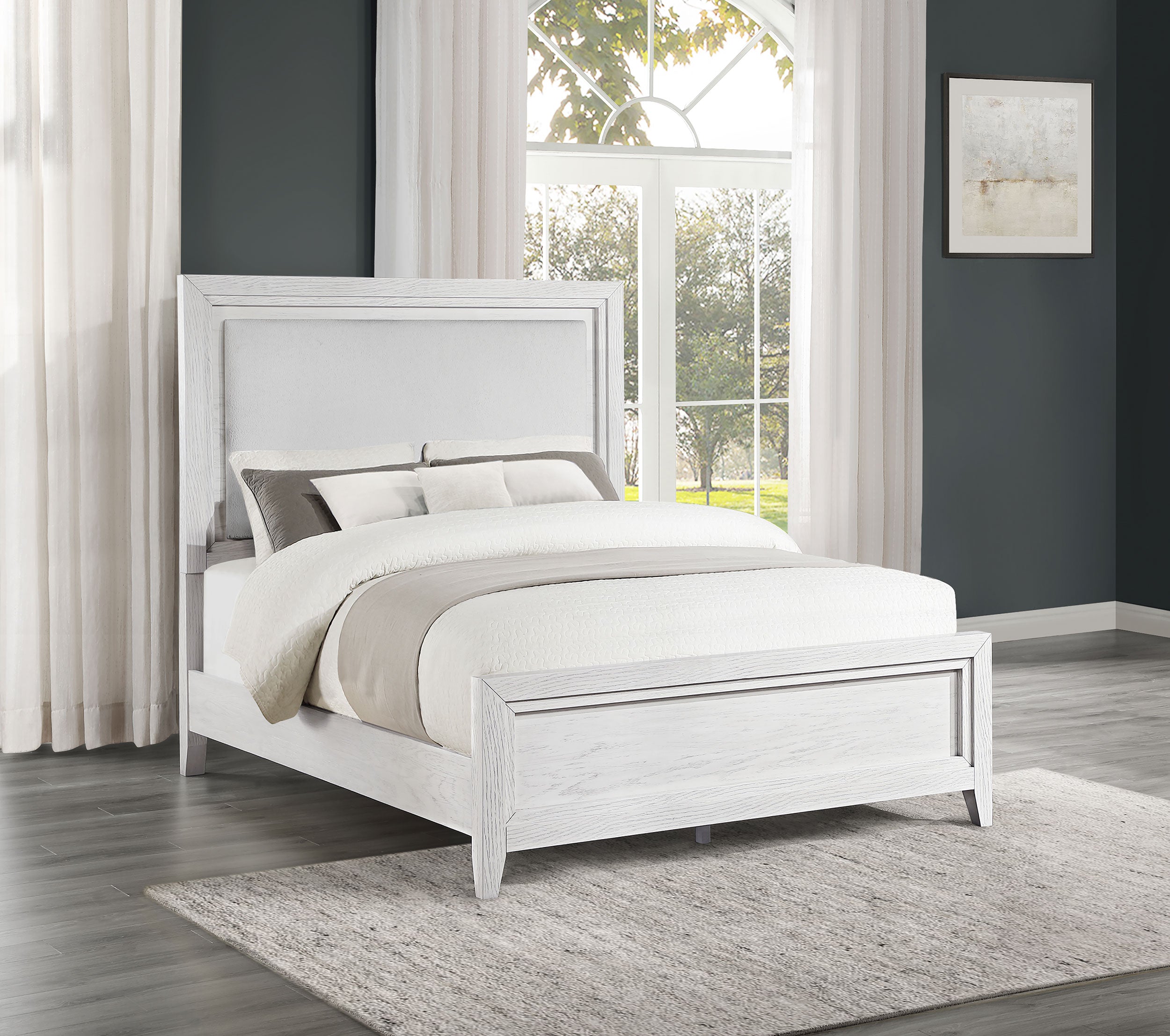 Marielle California King, E.King, & Queen Bed - Luxury Home Furniture (MI)
