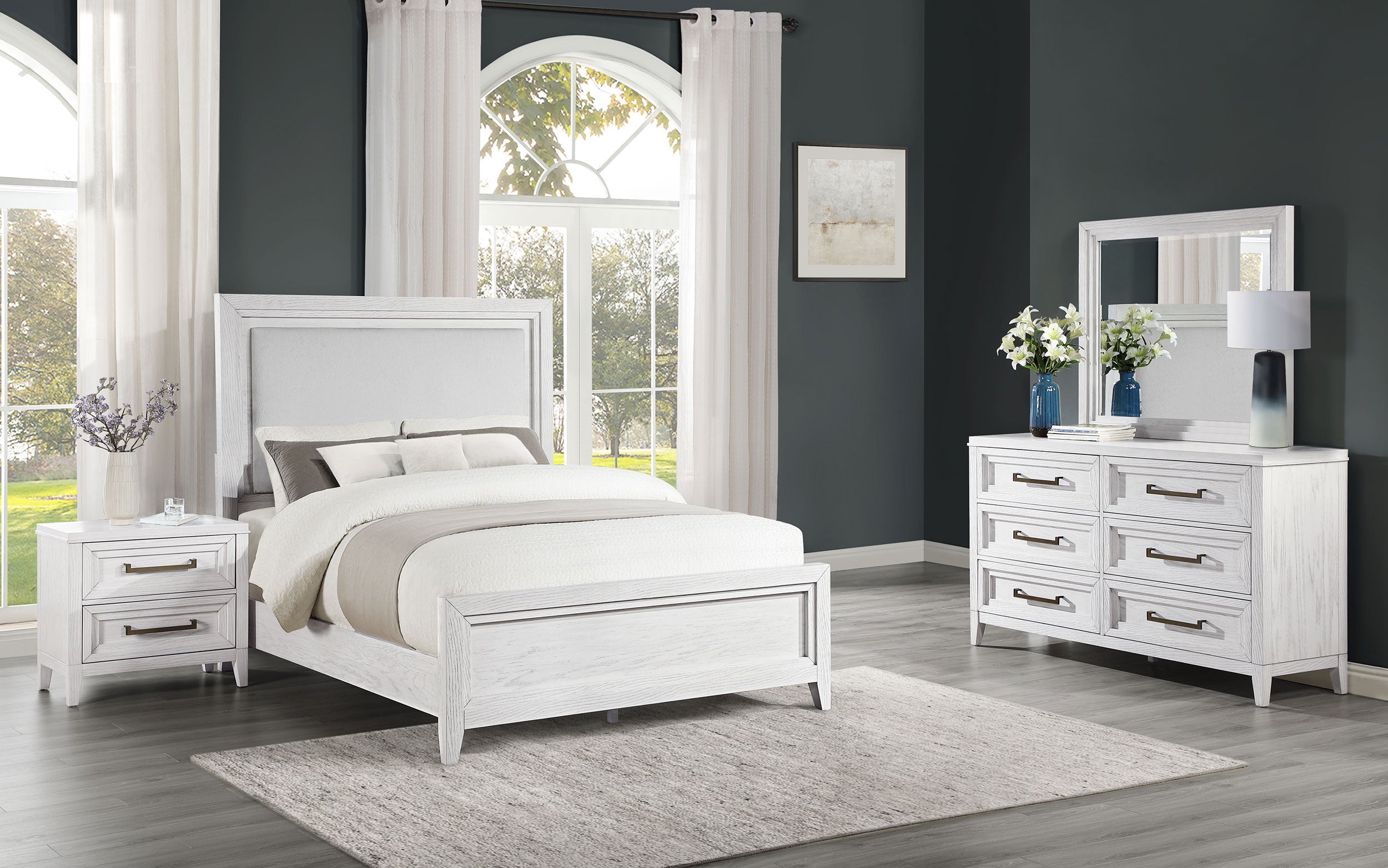 Marielle 4 Pc Bedroom Set - Luxury Home Furniture (MI)
