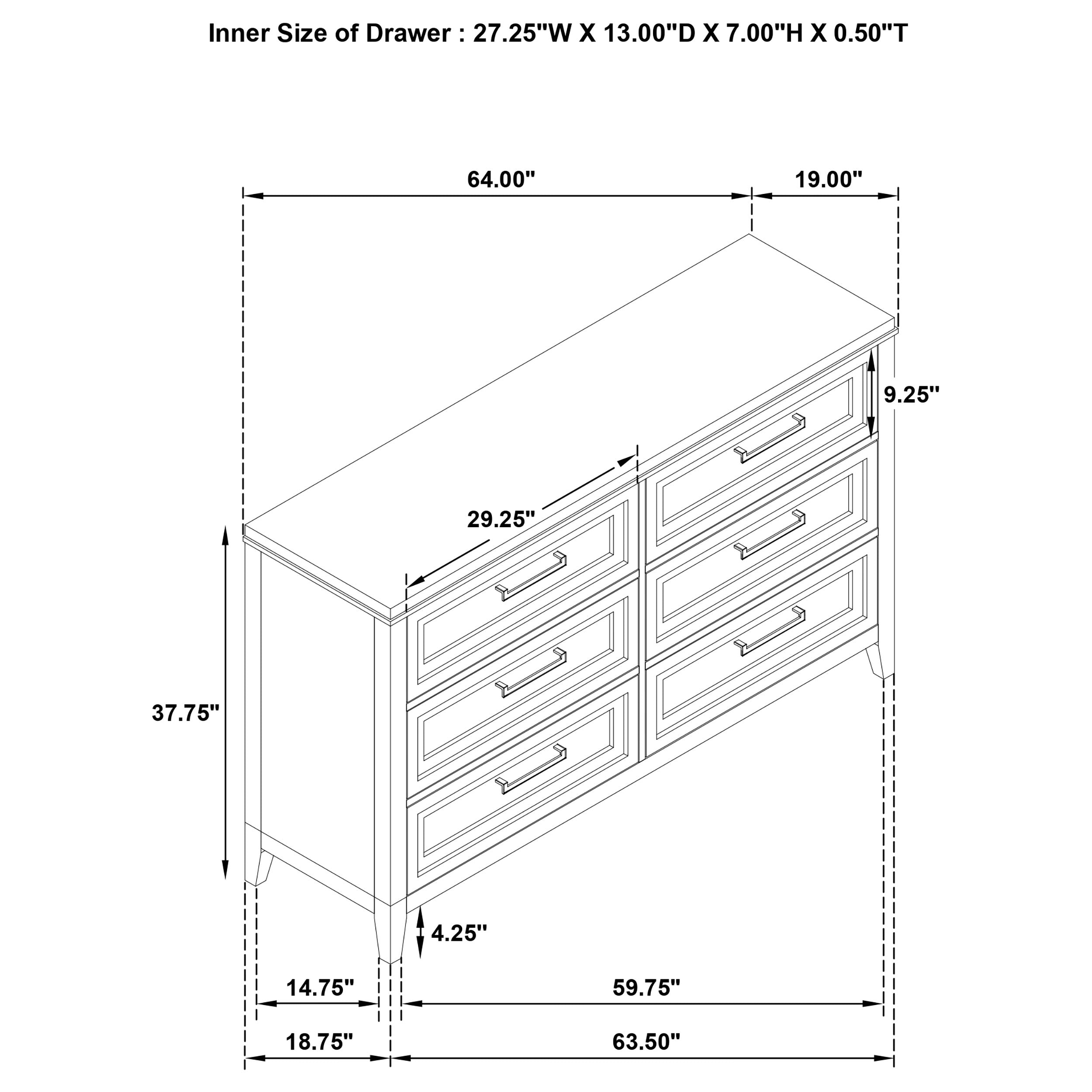 Marielle 4 Pc Bedroom Set - Luxury Home Furniture (MI)